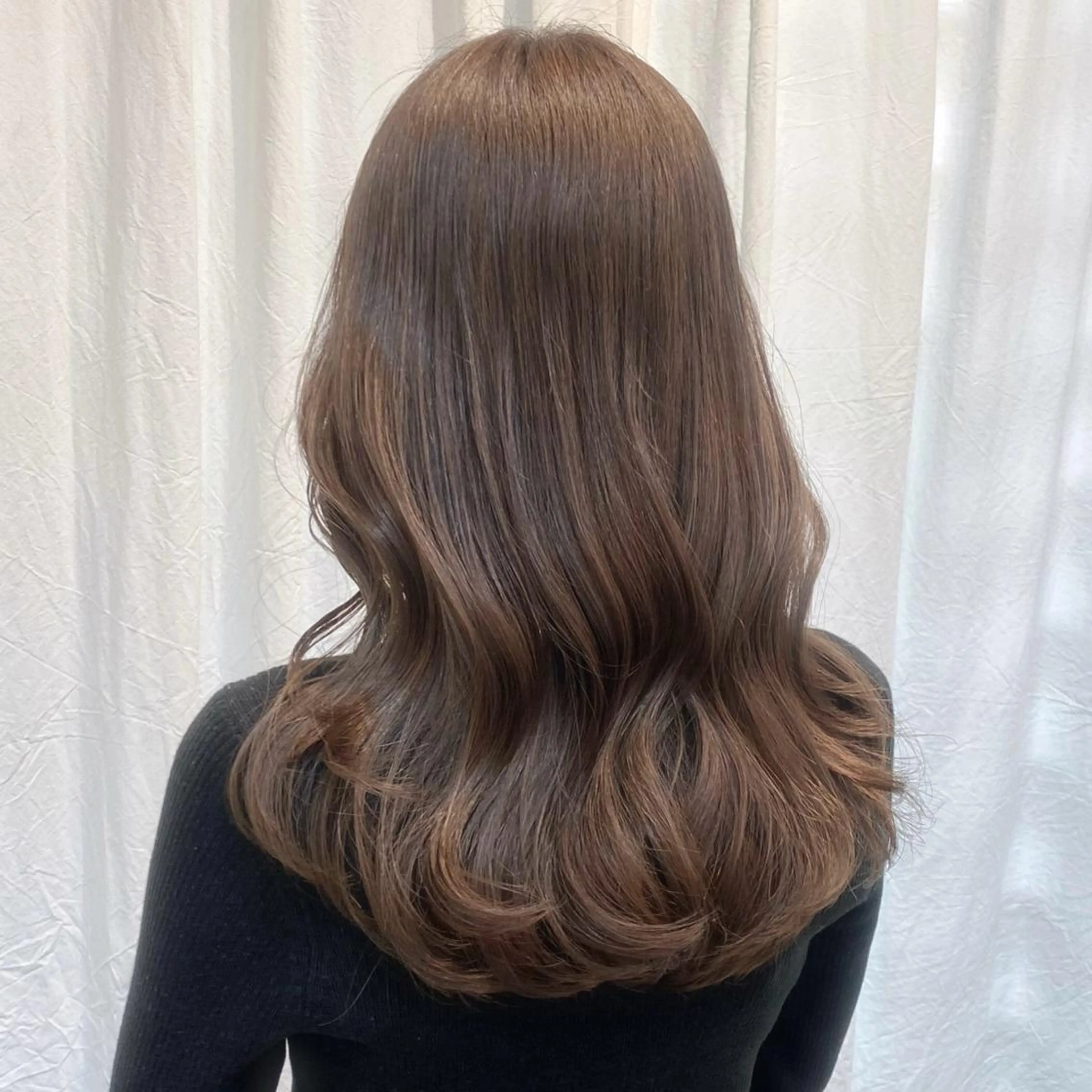 ロング カラー ブリーチ ブラウンカラー モカブラウン carelly 成増店所属・ツカハラ　リリカ 👒柔らかカラー👒のヘアスタイル