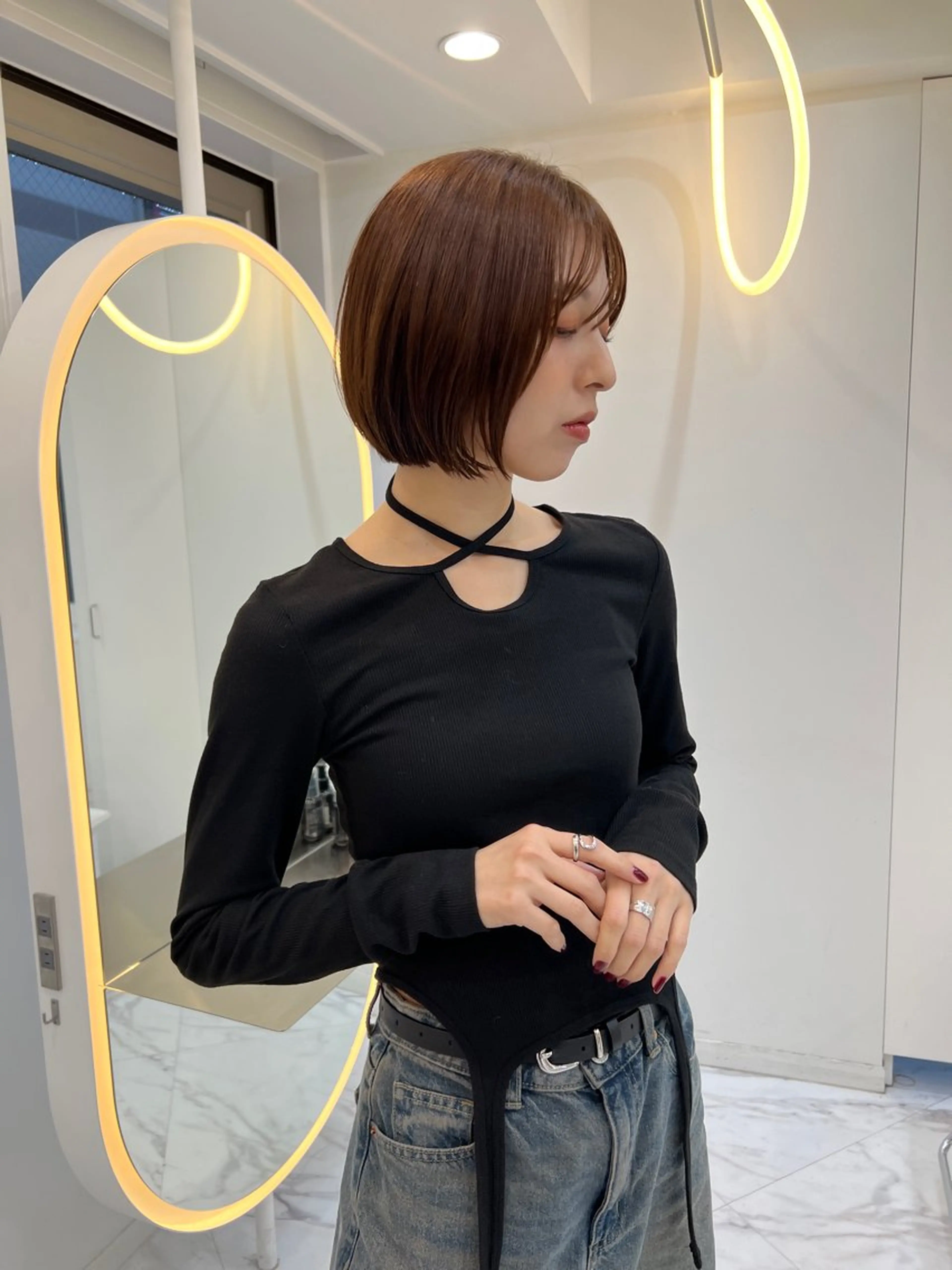 ショート カット ヘアカラー トリートメント 新井　翼/銀座 メンズ◎ショート女子のヘアスタイル