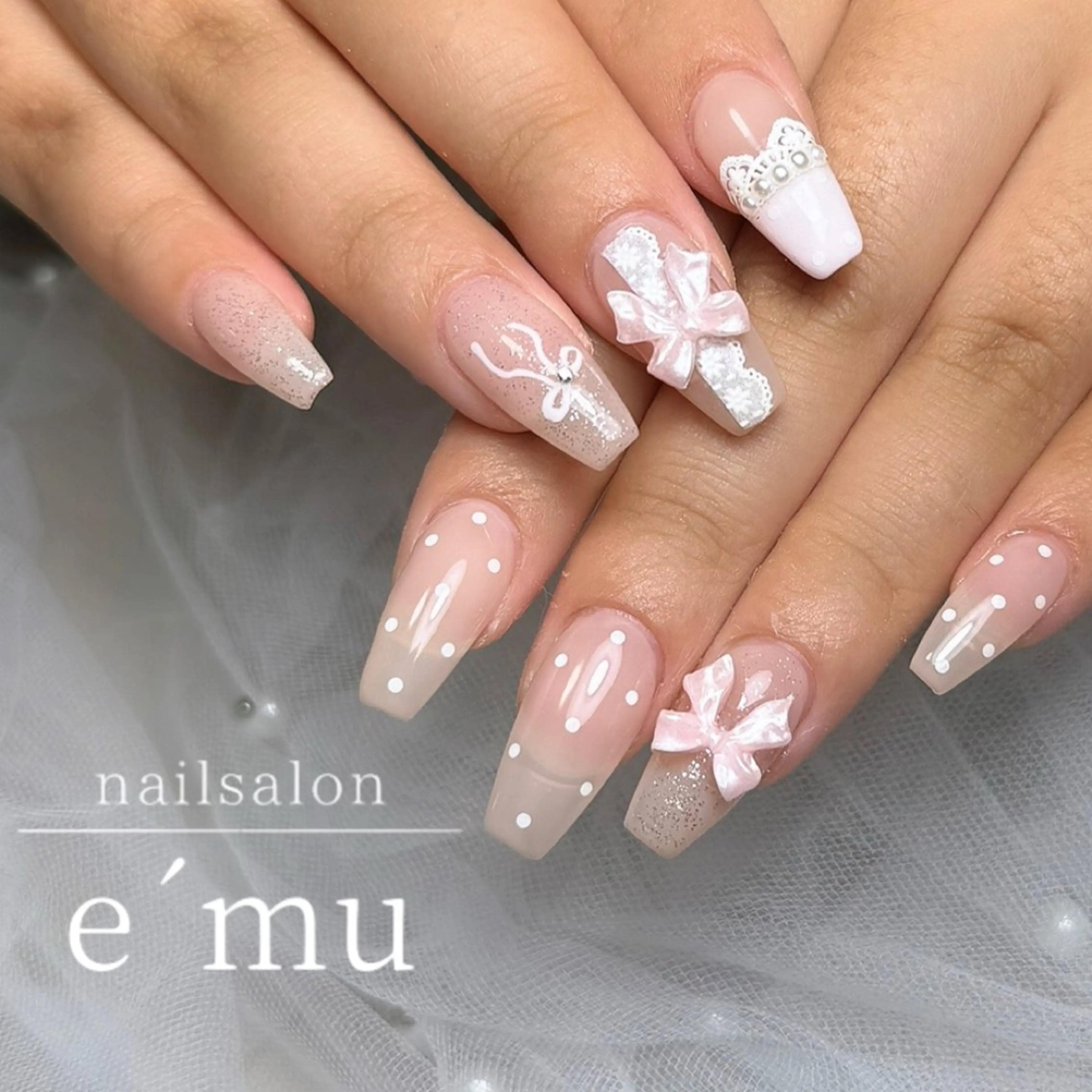 ネイル ハンドネイル nailsalon e´muのネイルデザイン