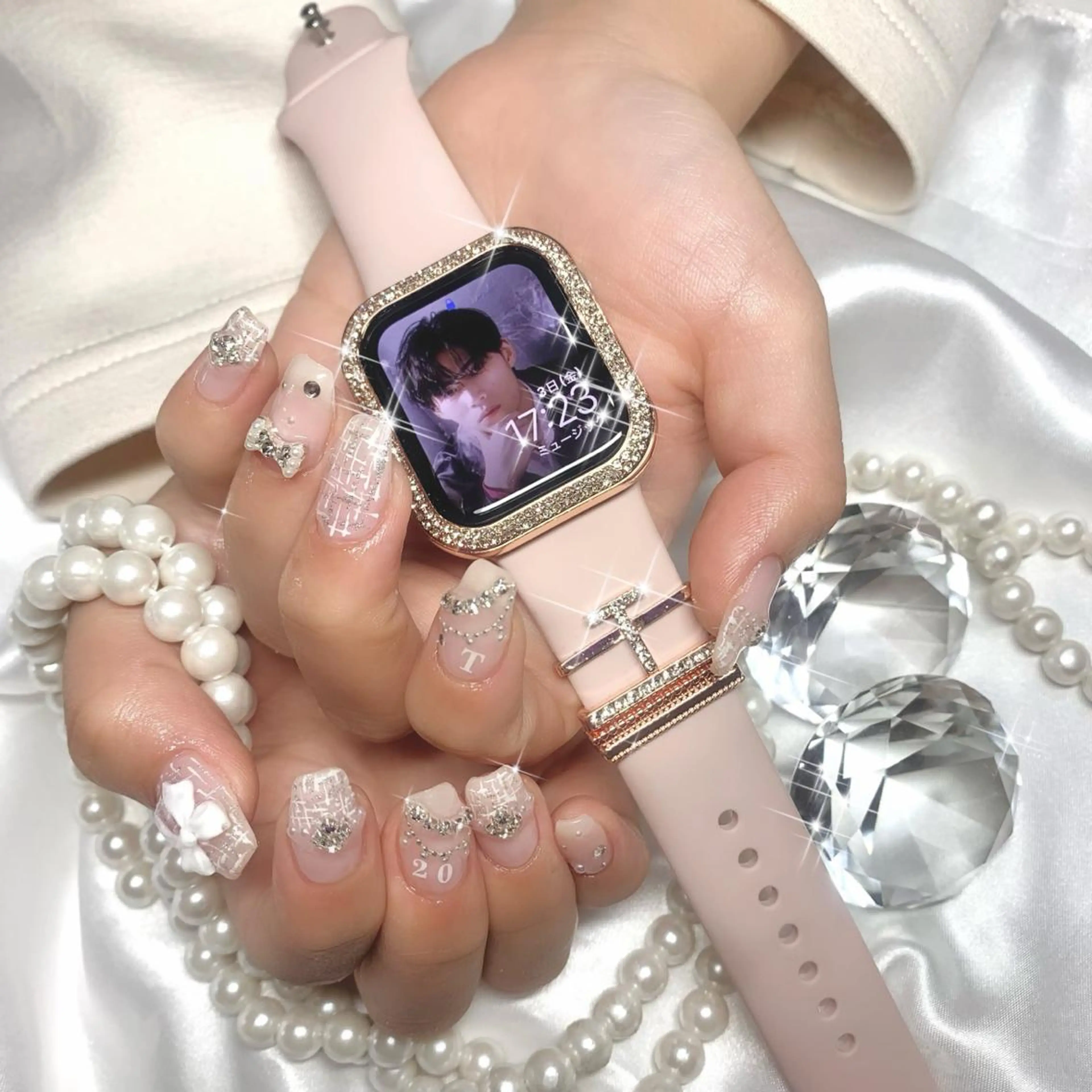 ネイル ジェルネイル 韓国ネイル 持ち込み パラジェル スカルプネイル élu by Noriko 前原のネイルデザイン