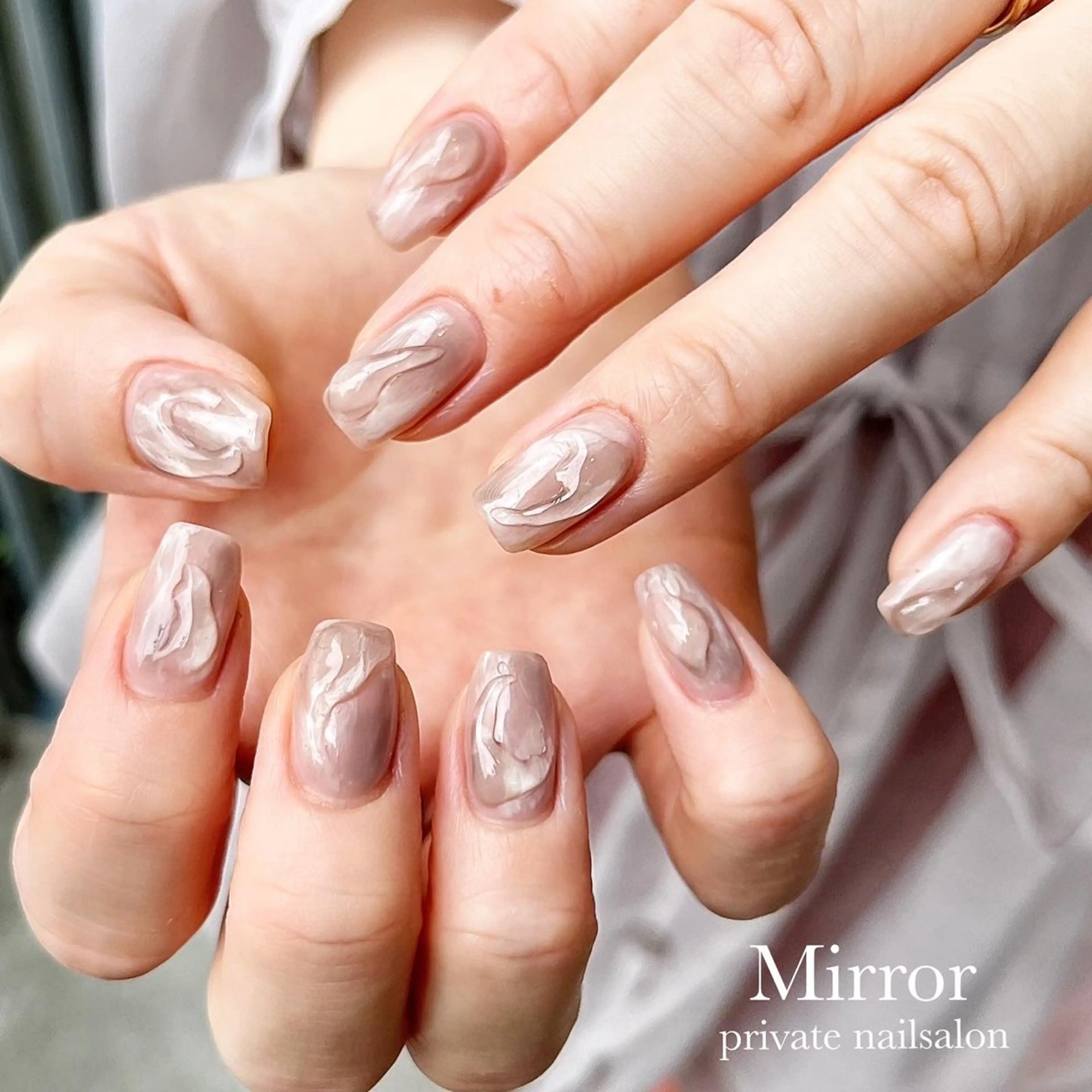 ネイル ハンドネイル nailsalon Mirrorのネイルデザイン