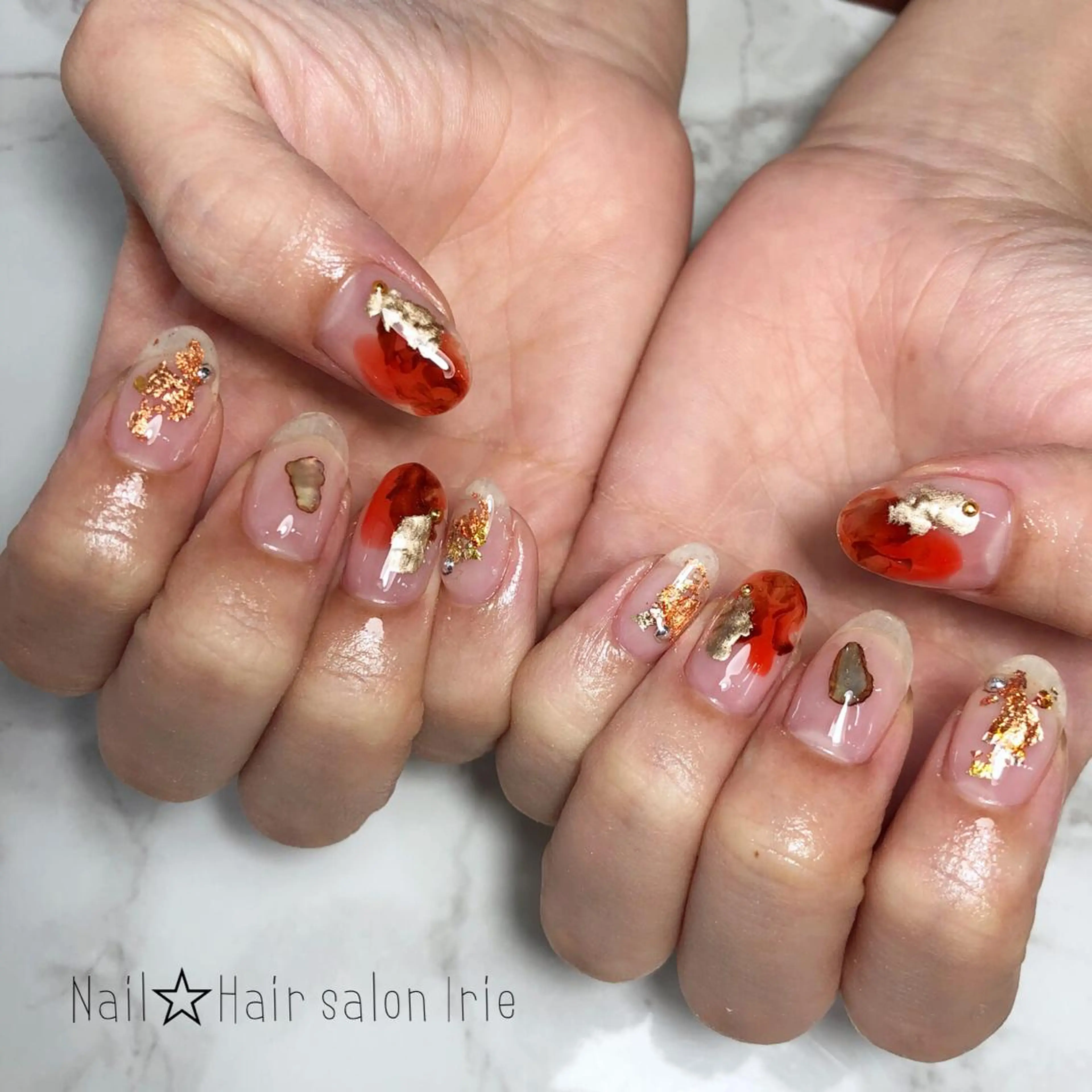 ネイル Hair salon Irie所属・與儀 知佳のネイルデザイン