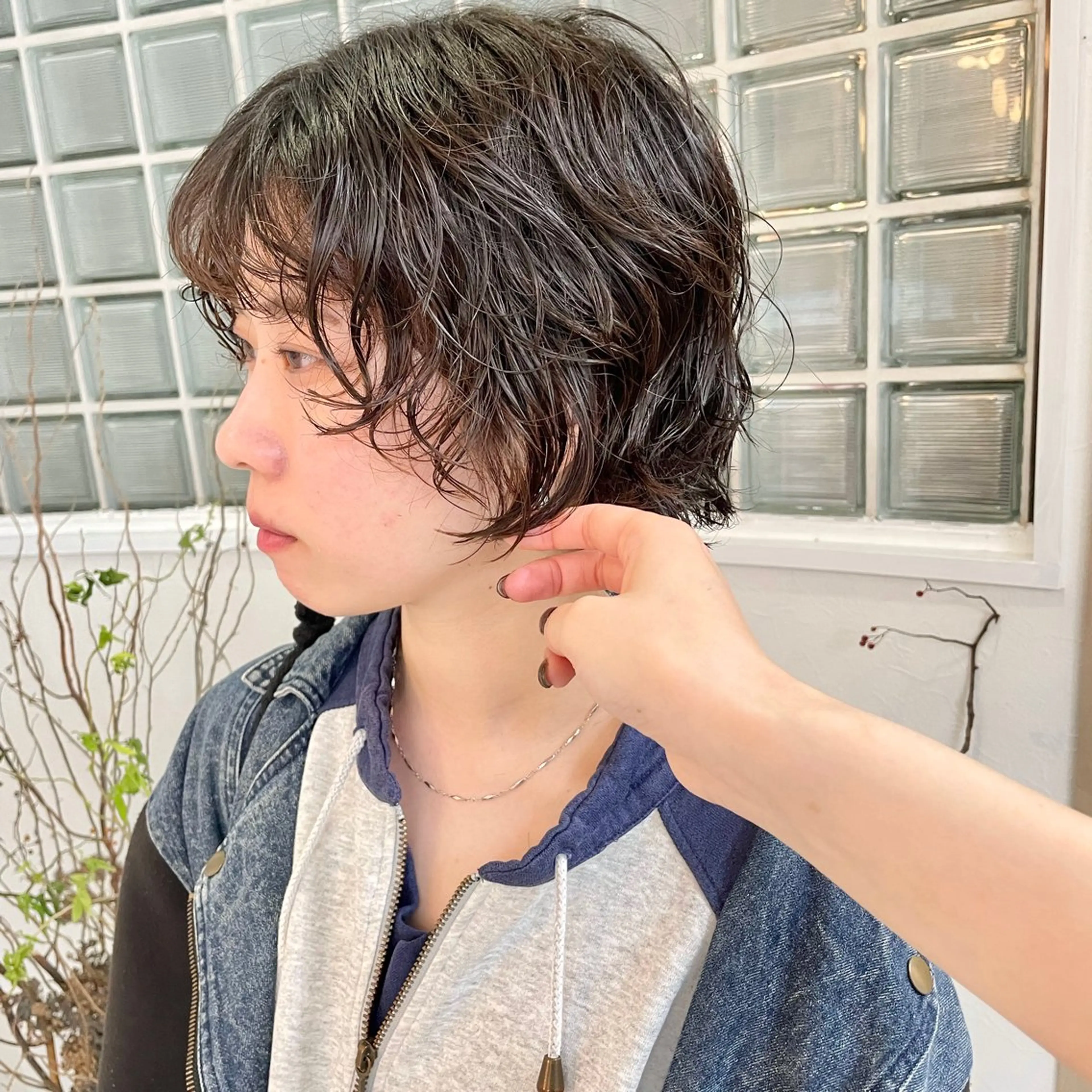 ショート パーマ カット パーマ YUKO/ 似合わせ韓国風パーマのヘアスタイル