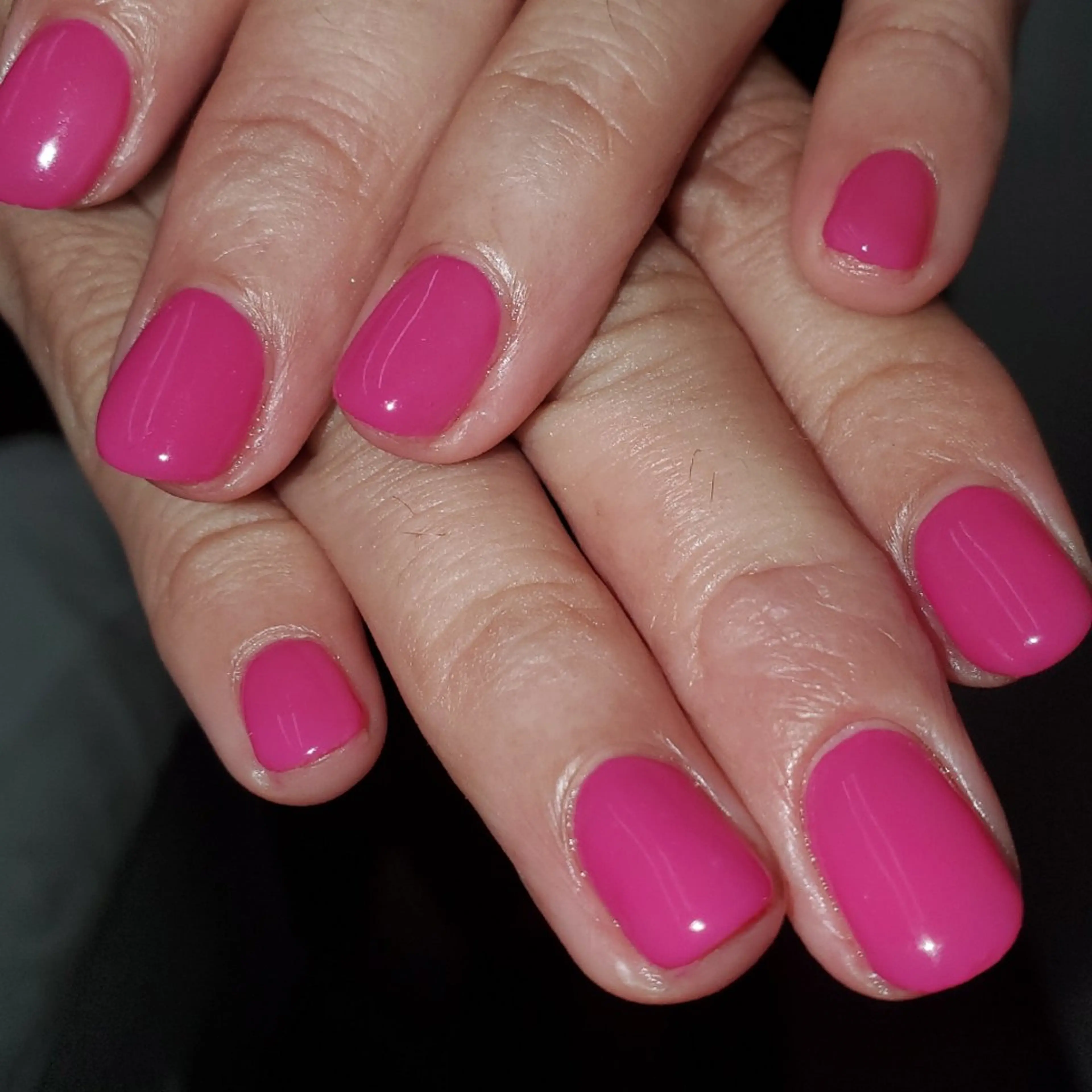 ネイル ワンカラーネイル ピンク MOM  原宿店所属・MoM マムネイル原宿のネイルデザイン