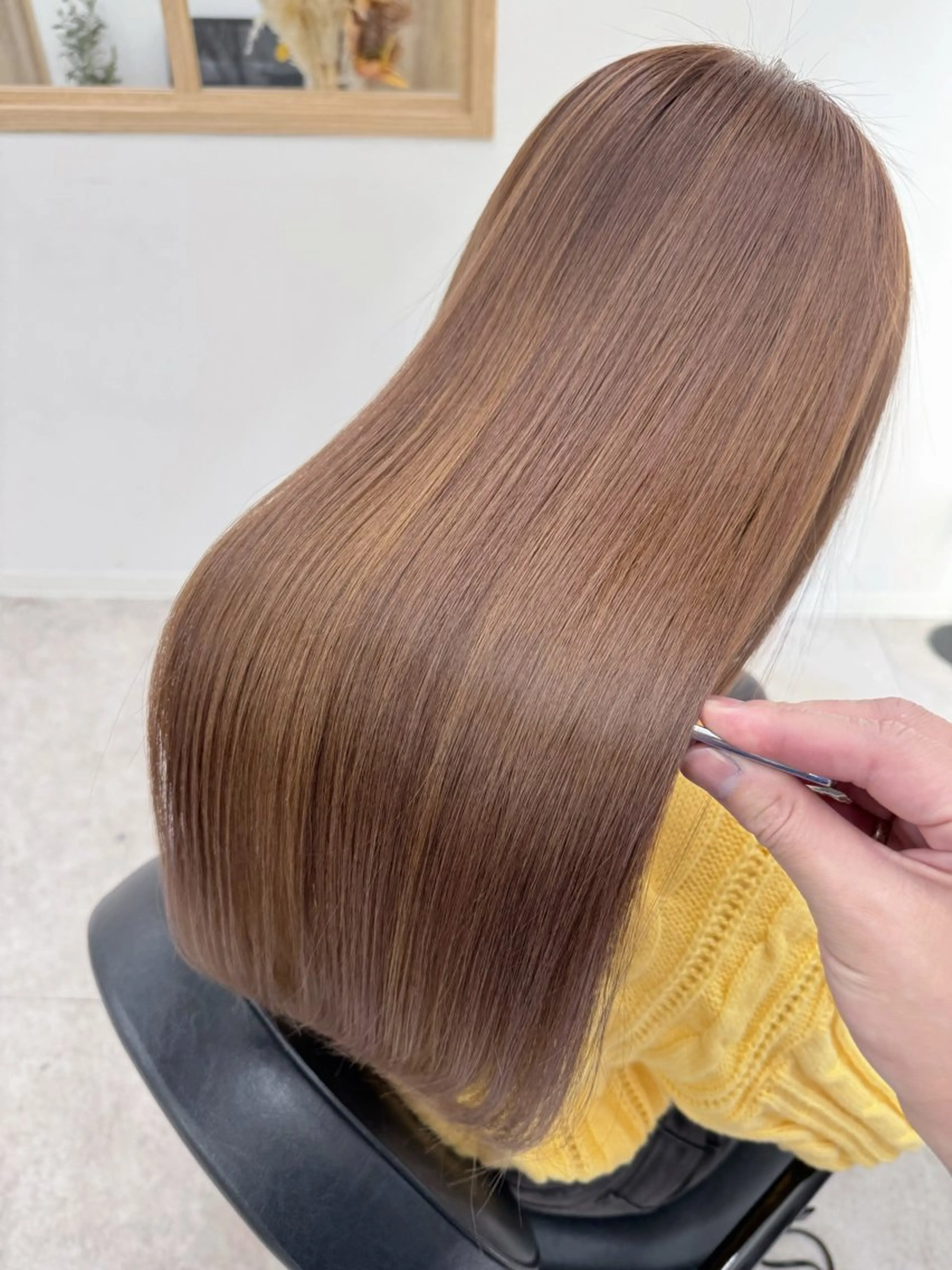 ロング カラー ベージュカラー ブラウンカラー ブラウンベージュ オリーブブラウン 髪質改善 カット ヘアカラー トリートメント Deseo 髪質改善 店長🫧ダイトのヘアスタイル