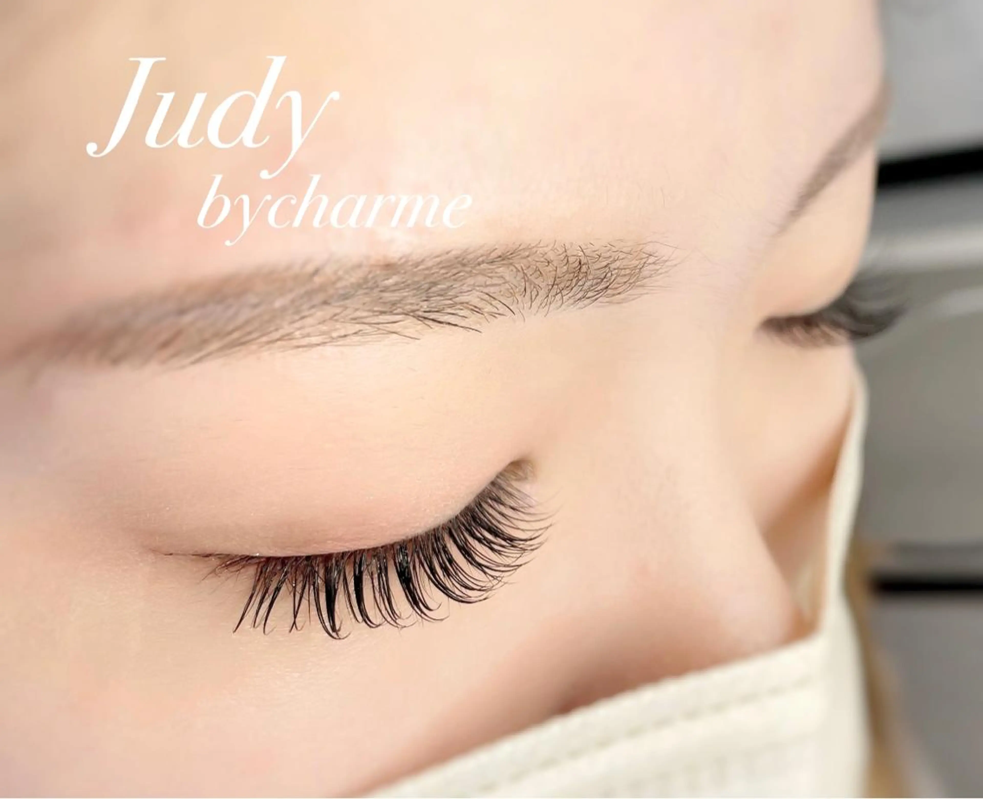 マツエク・マツパ 付け放題 フラットラッシュ パリジェンヌラッシュリフト セーブル マツエク Judy by charmeのマツエク・マツパデザイン