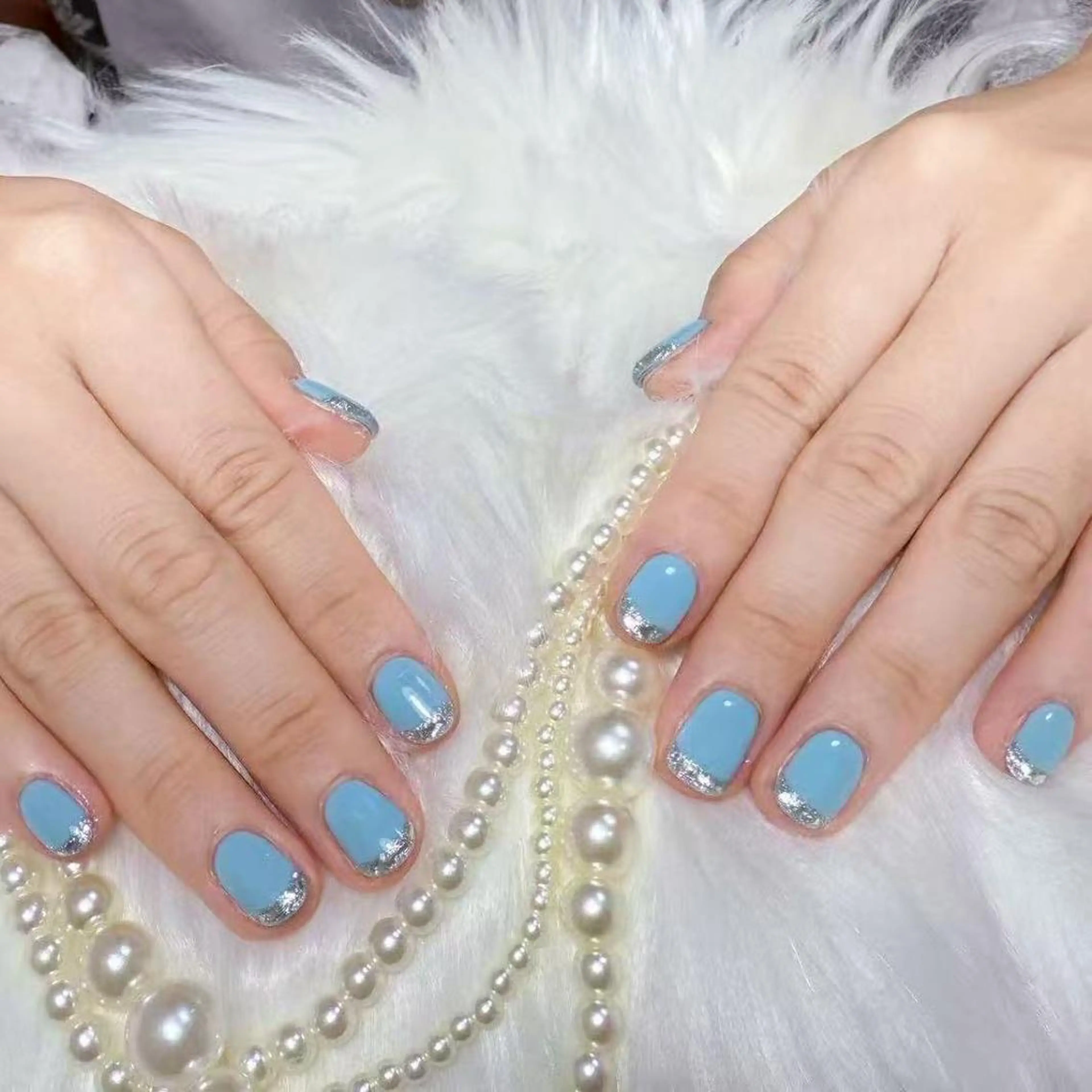 ネイル アートネイル オーロラネイル ガーリー キラキラネイル マグネットネイル ハンドネイル Diamond ✨のネイルデザイン