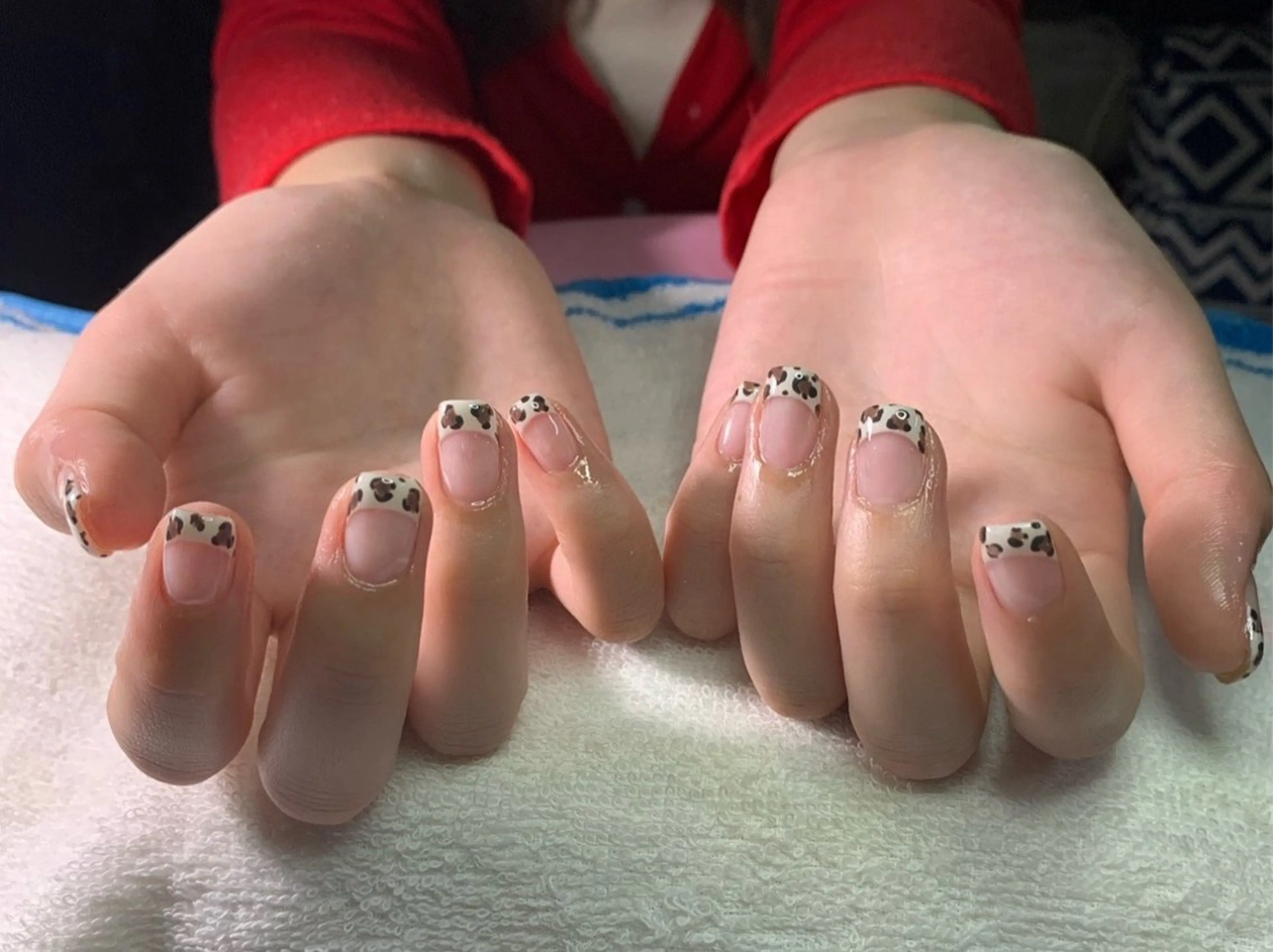 ネイル アニマル柄 アートネイル ハンドネイル フットネイル MHR nailのネイルデザイン