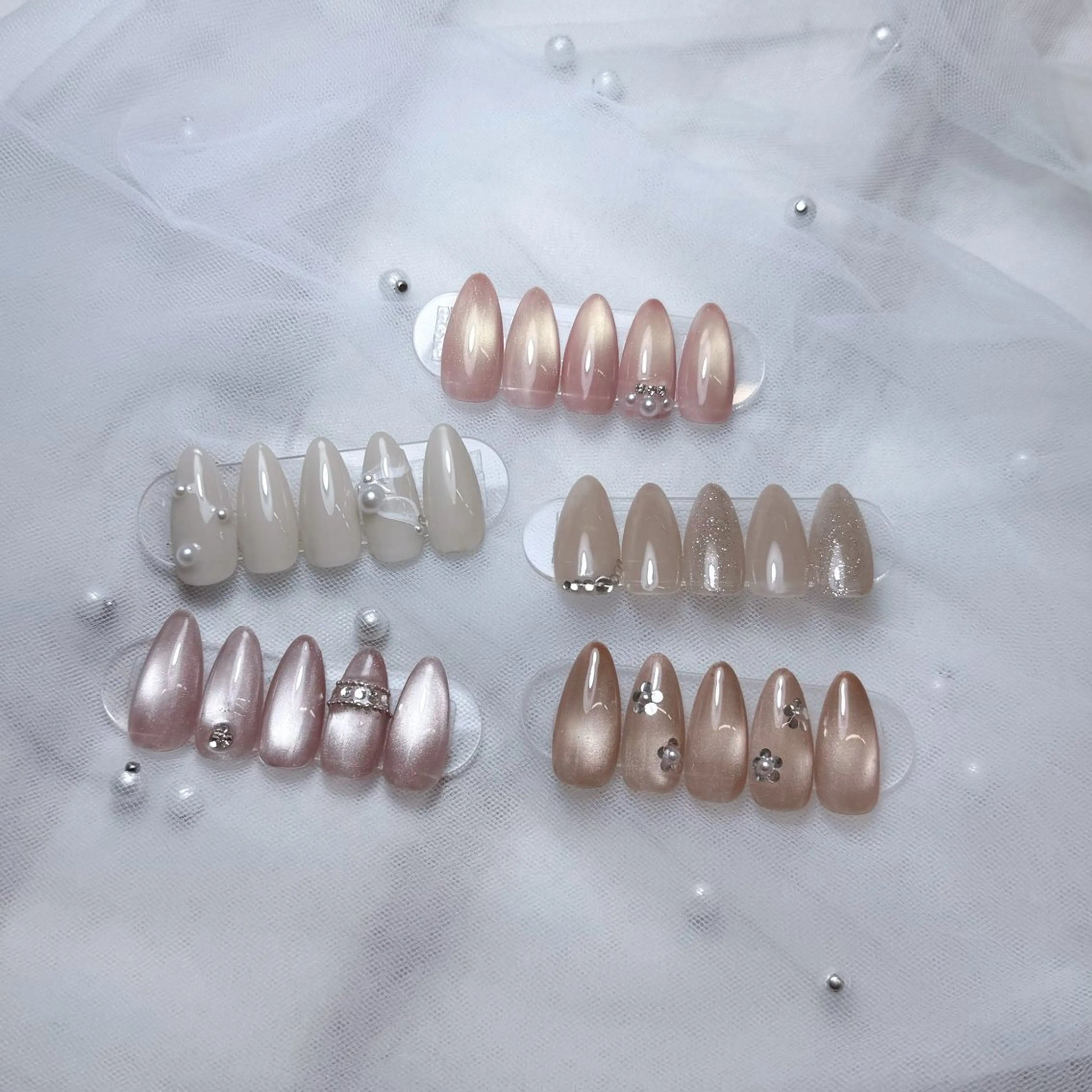 ネイル ハンドネイル mau🩵nail 堺筋本町｜心斎橋のネイルデザイン