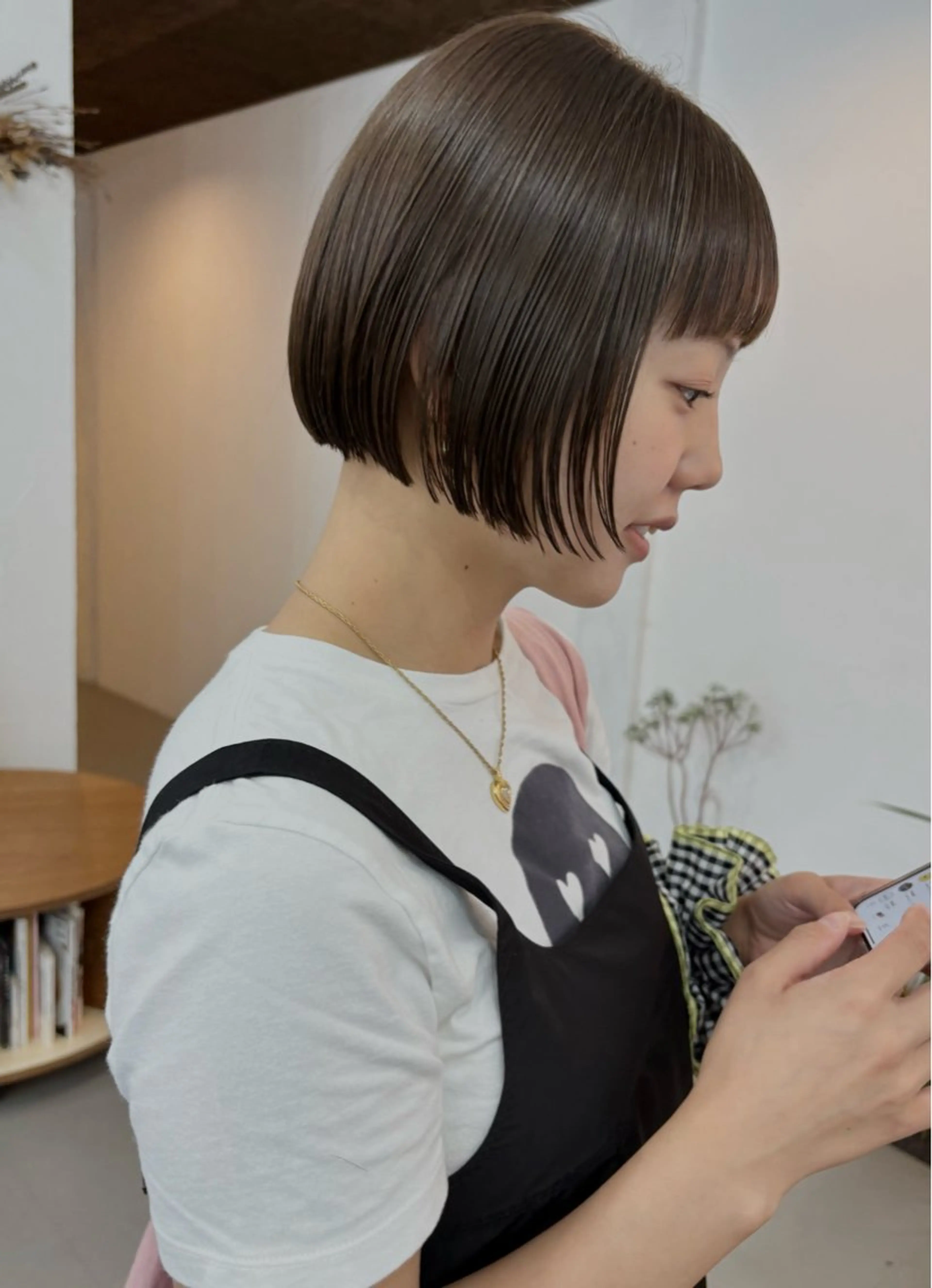 ショート カラー ボブ カット ヘアカラー Spiel所属・Spiel ボブ/パーマのヘアスタイル