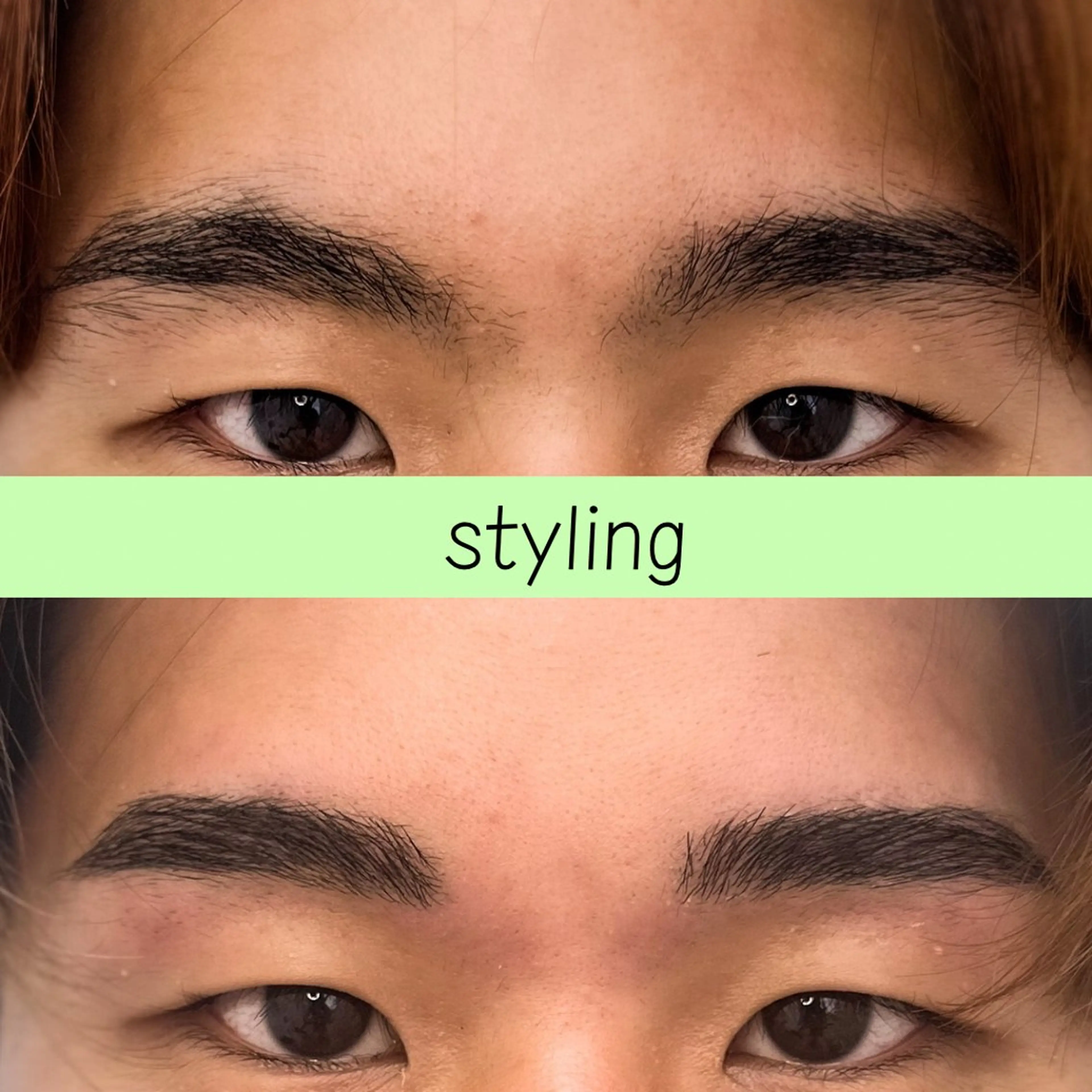 眉毛スタイリング⟡.【理想の眉毛】の写真