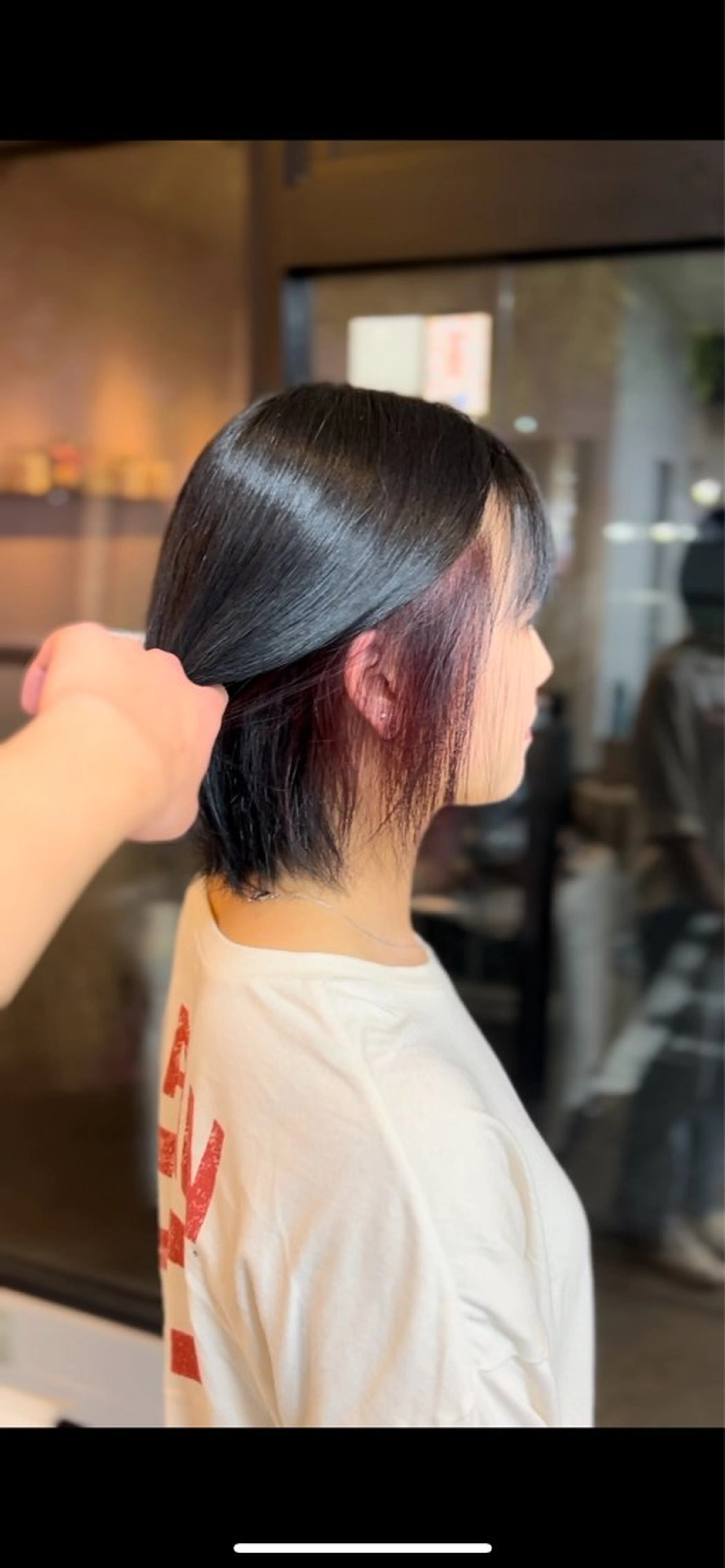 ショート ヘアカラー 阿倍野/髪質改善 /縮毛矯正/坪田幸広のヘアスタイル