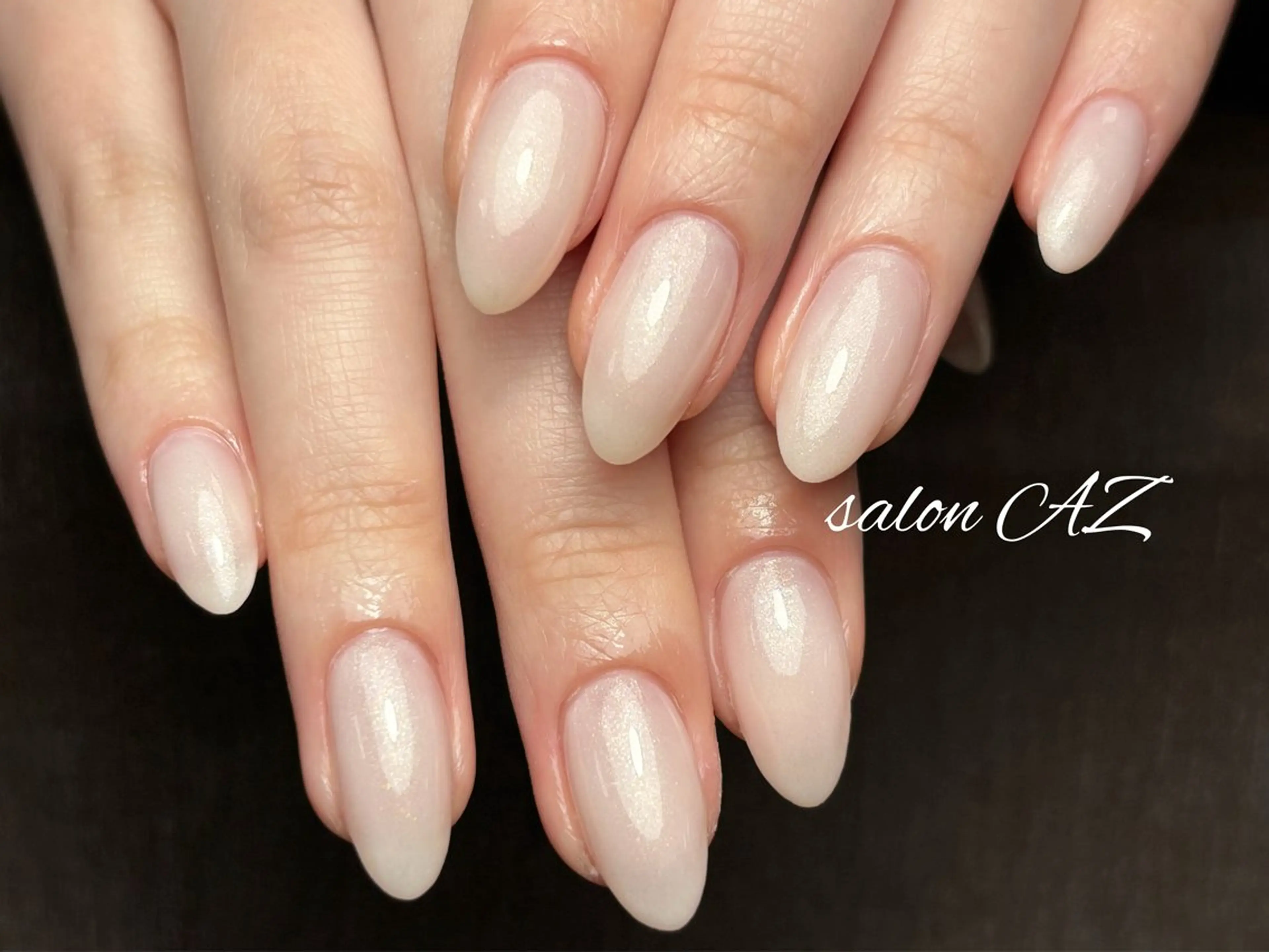 ネイル アートネイル 長さ出し フットネイル フレンチネイル ジェルネイル ハンドネイル salon AZのネイルデザイン