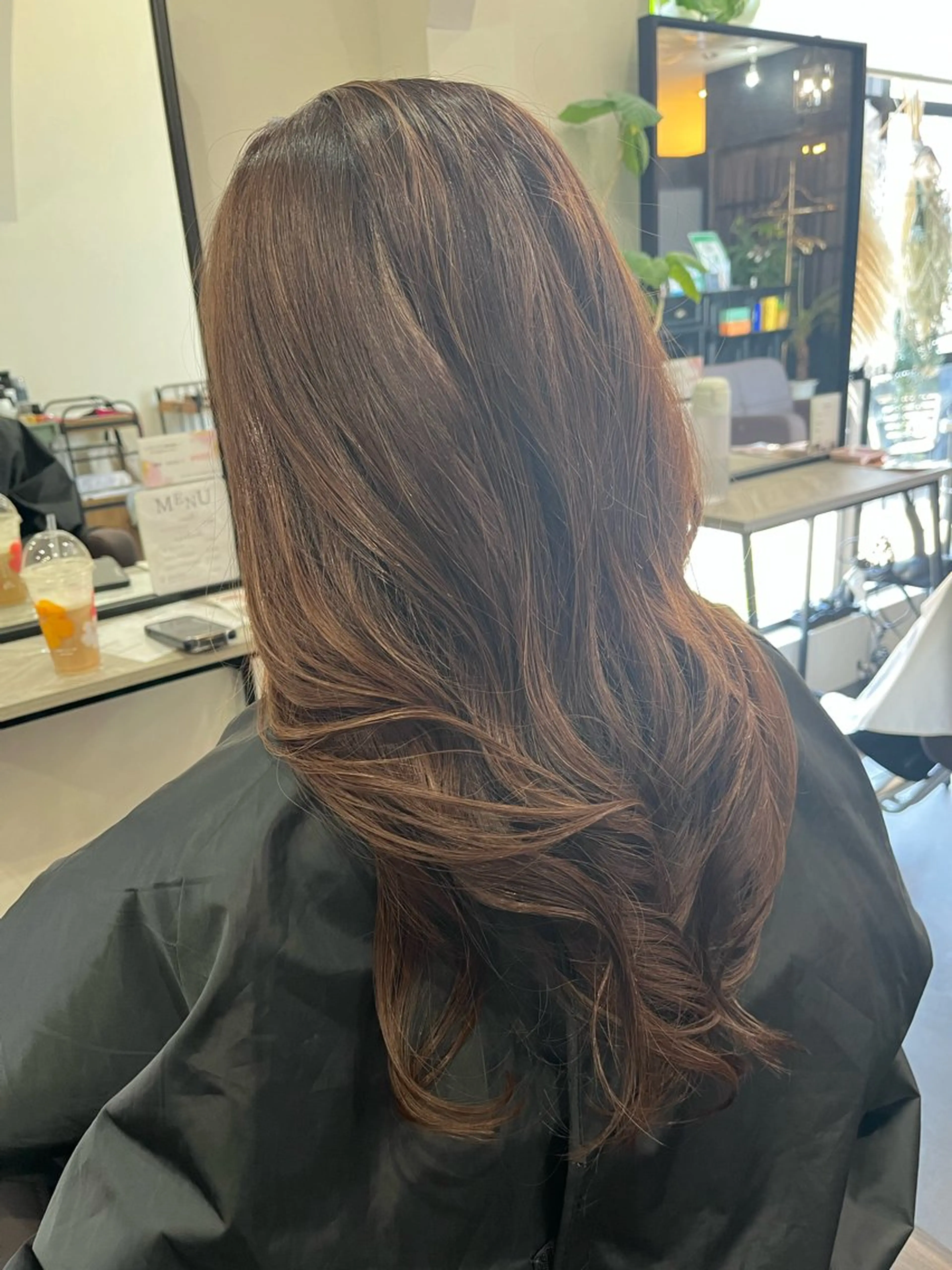 ロング カラー ハイライトカラー ハイライト 。 sachiのヘアスタイル