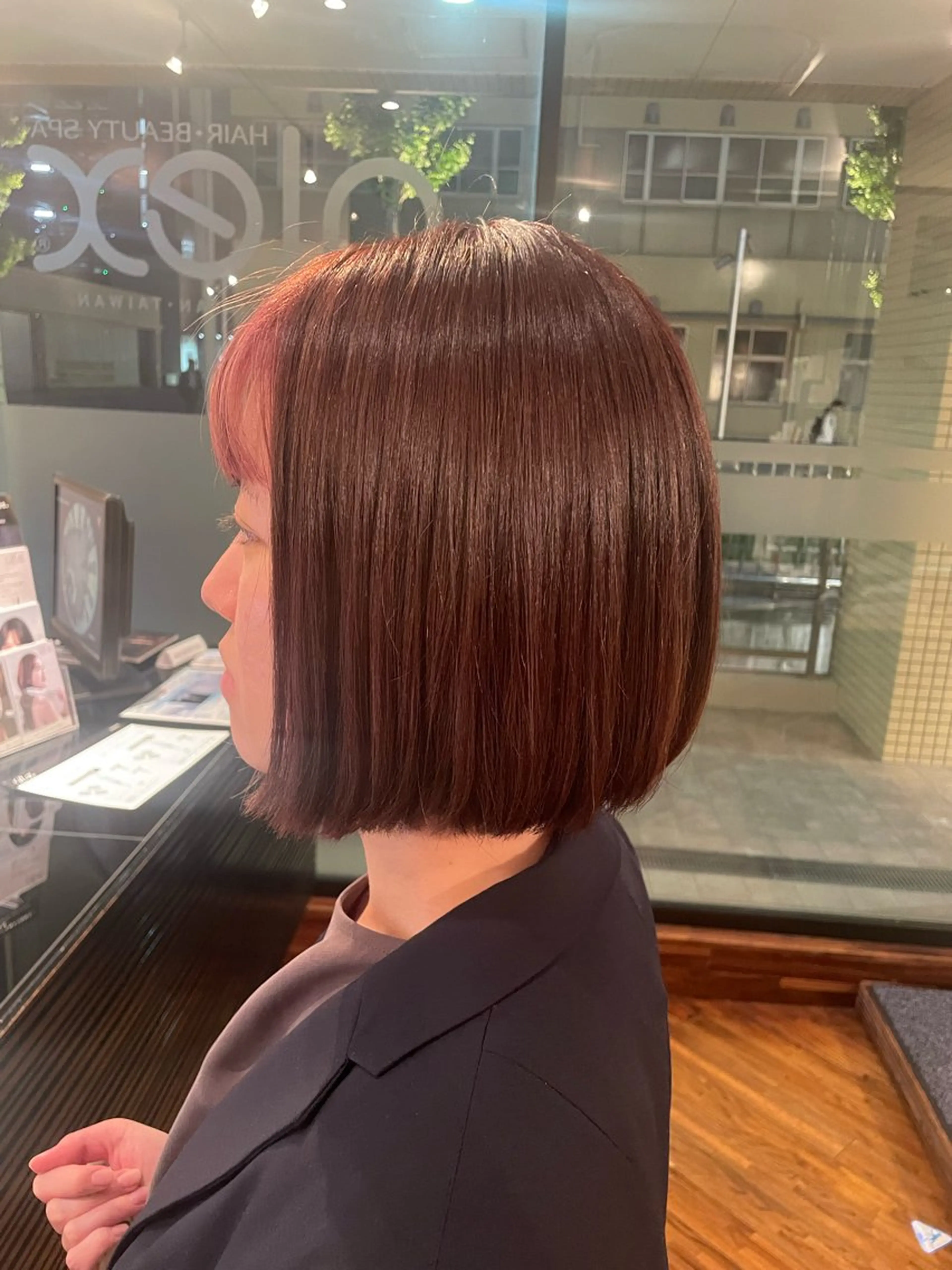 ショート ショートボブ ボブ ショートヘア 前さこ 結衣のヘアスタイル