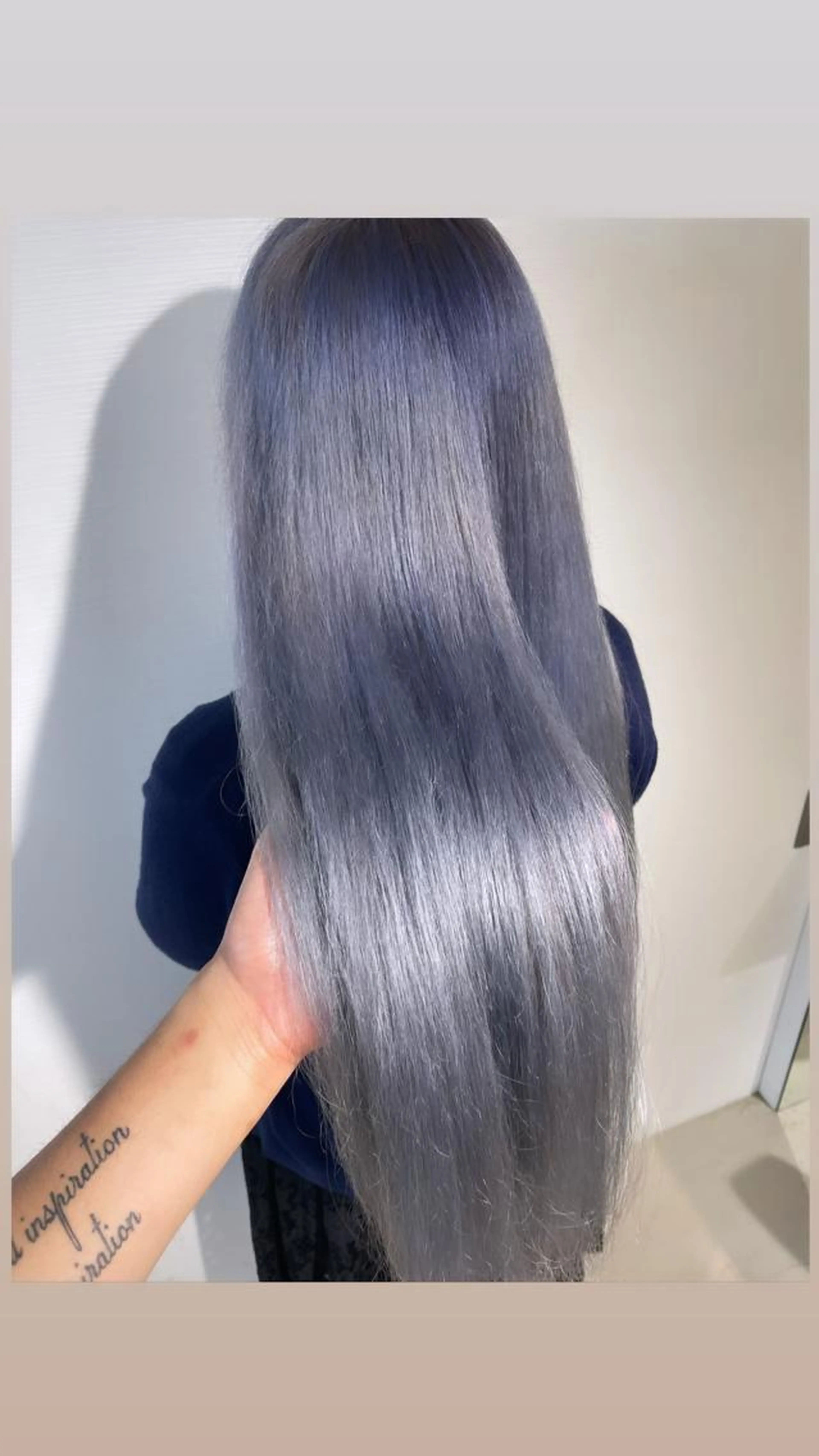 🟠✨トレンドダブルカラー✨+oggi otto4stepトリートメント🟠🌈【ミルクティーカラー、ネイビーカラー】✨の写真