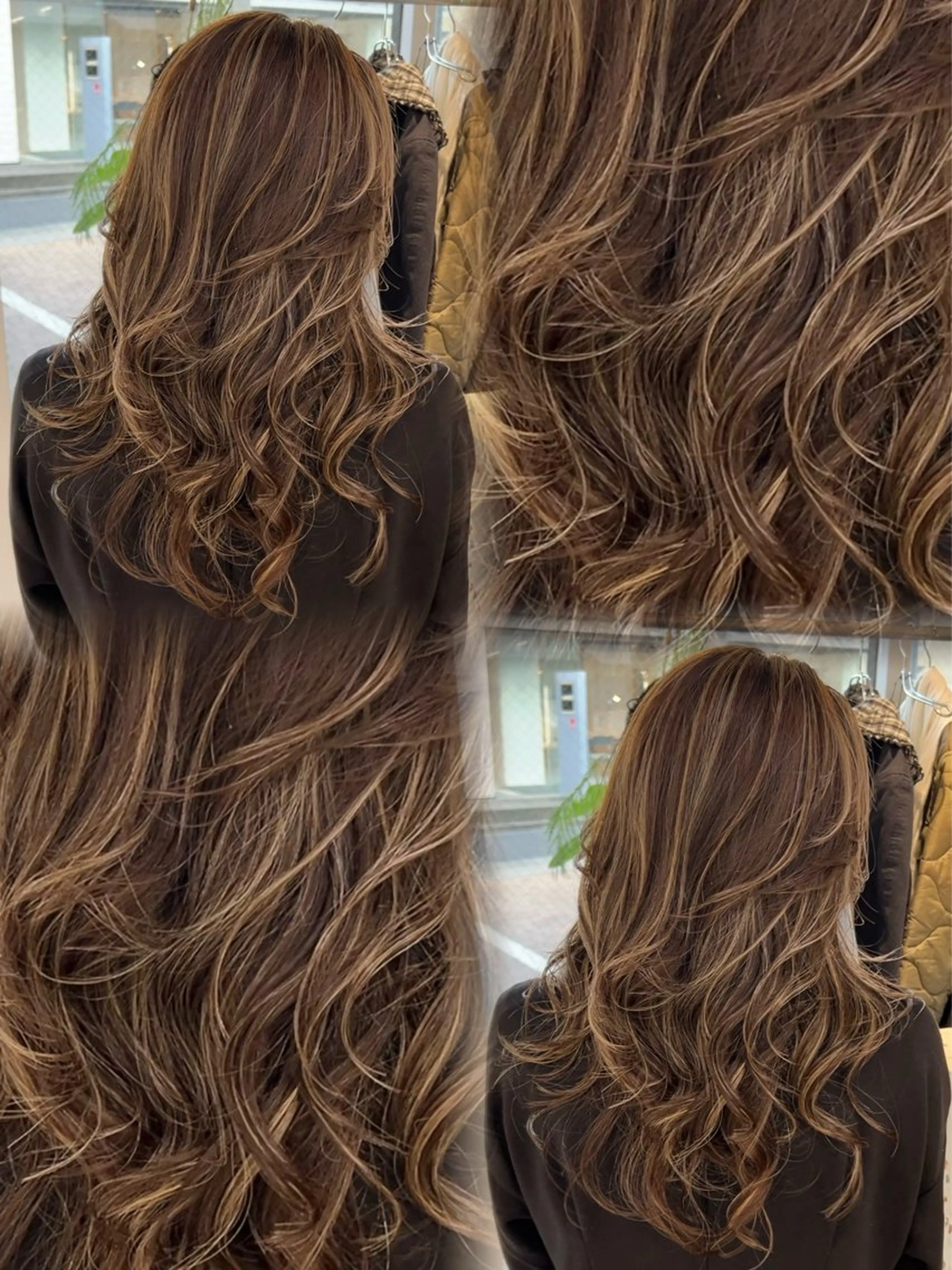 ロング カラー バレイヤージュ ハイライトカラー 外国人風カラー ハイライト レイヤーカット ヘアカラー ✨レイヤーカット 海外ヘア/原宿✨のヘアスタイル