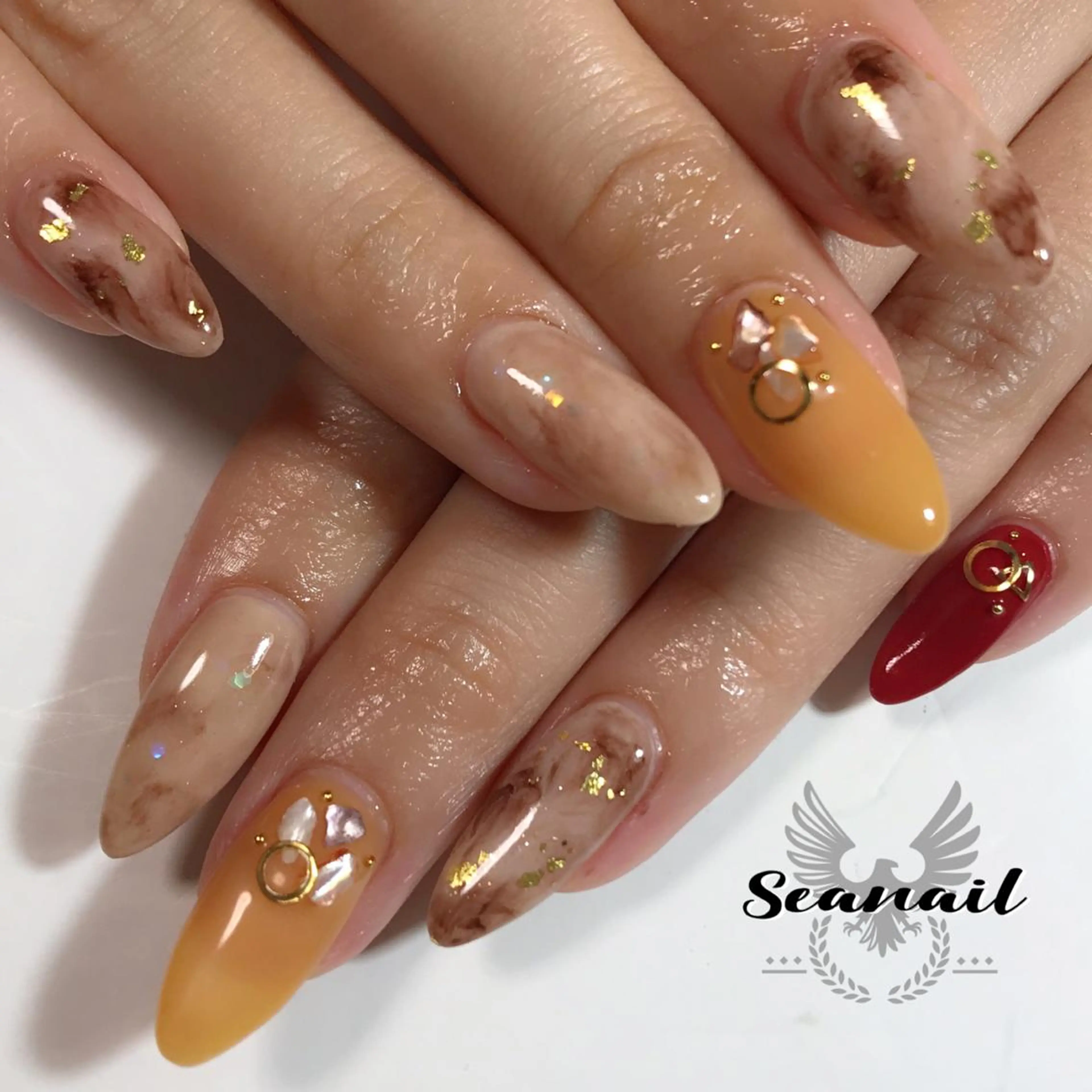 ネイル 小尾 栞のネイルデザイン