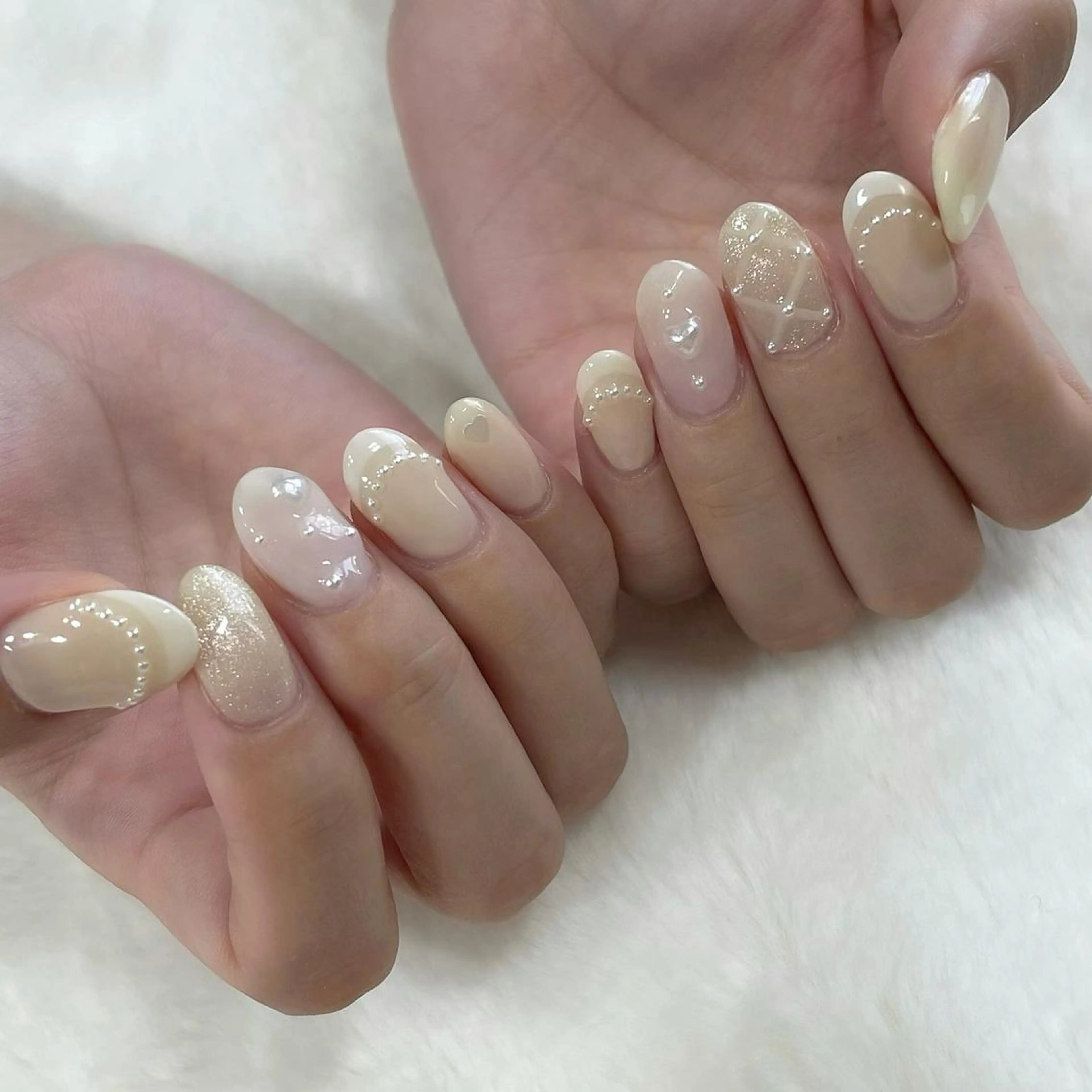 ネイル ジェルネイル 東 千夏のネイルデザイン