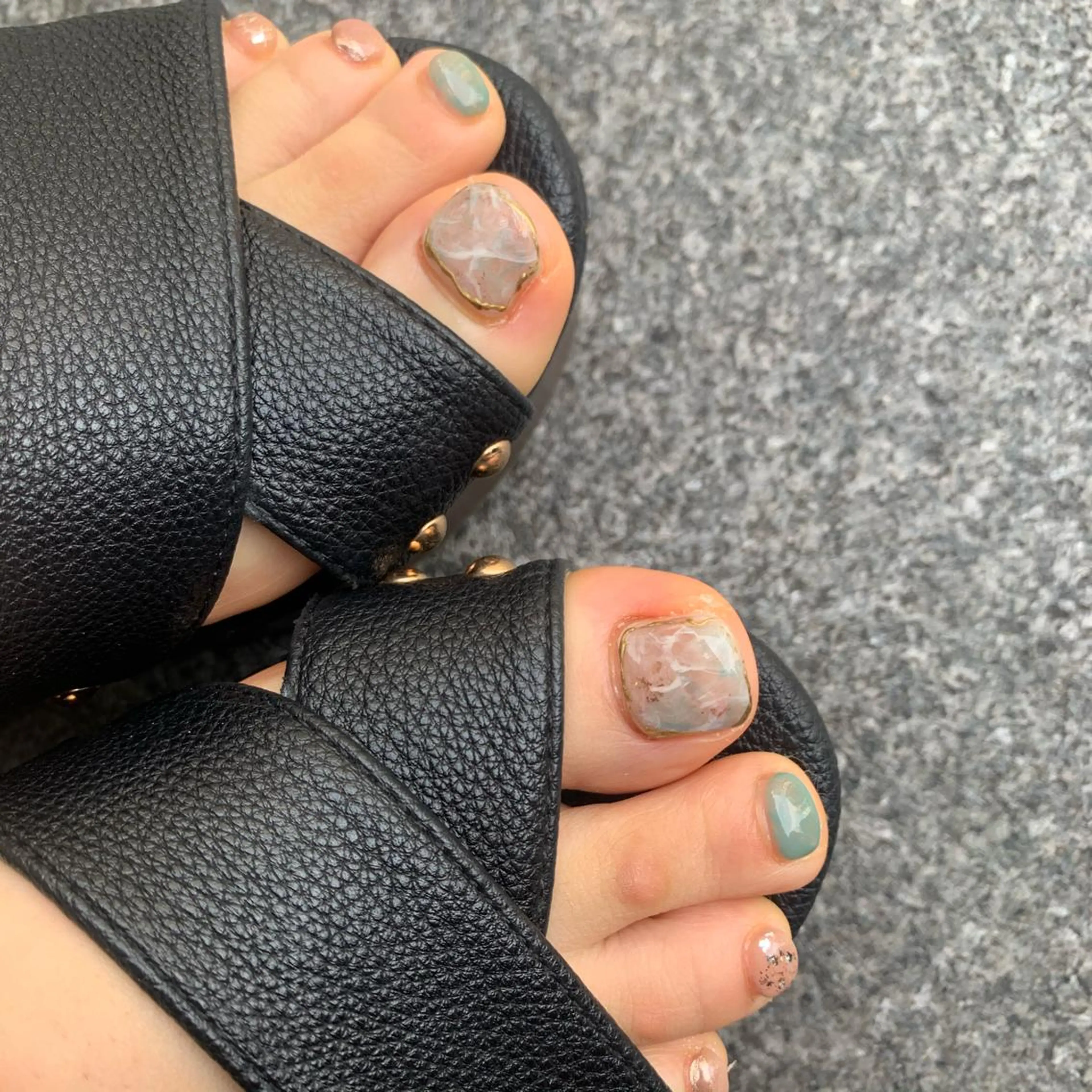 ネイル AMI ウルフパーマ/メンズのヘアスタイル