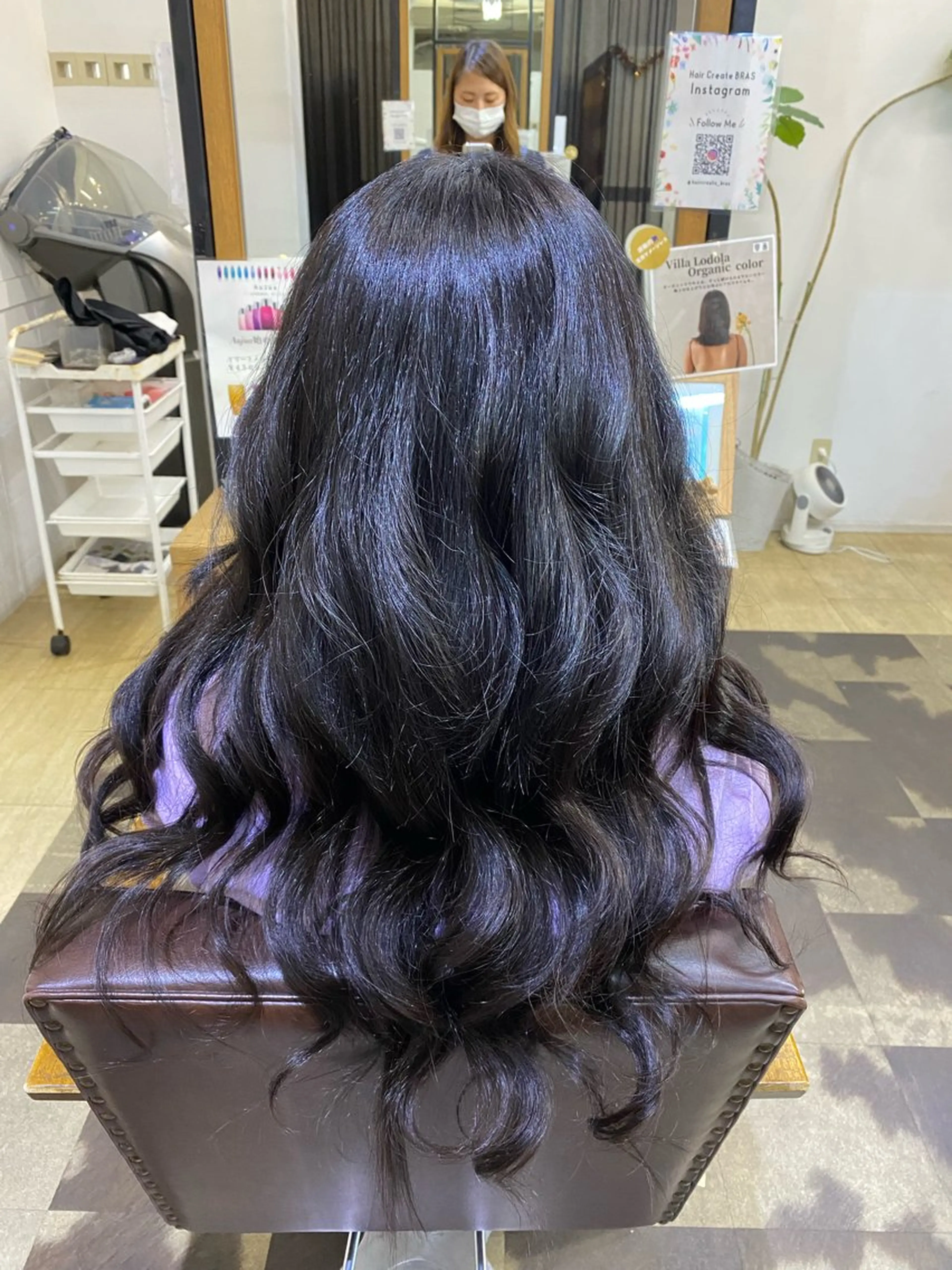 ロング シールエクステ エクステ BRAS ナカガワのヘアスタイル