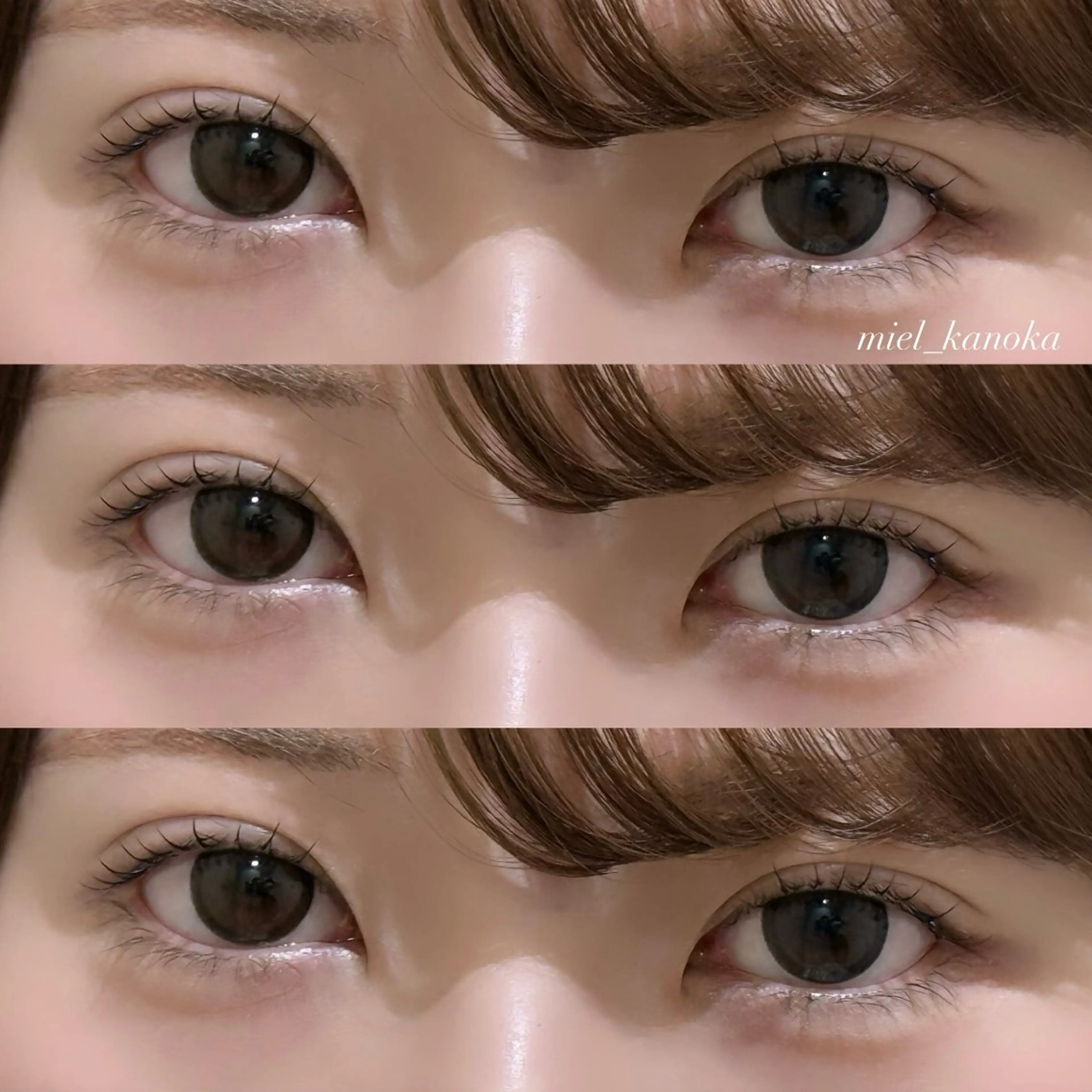 マツエク・マツパ ミエル仙台東口駅前店所属・miel カノカのマツエク・マツパデザイン