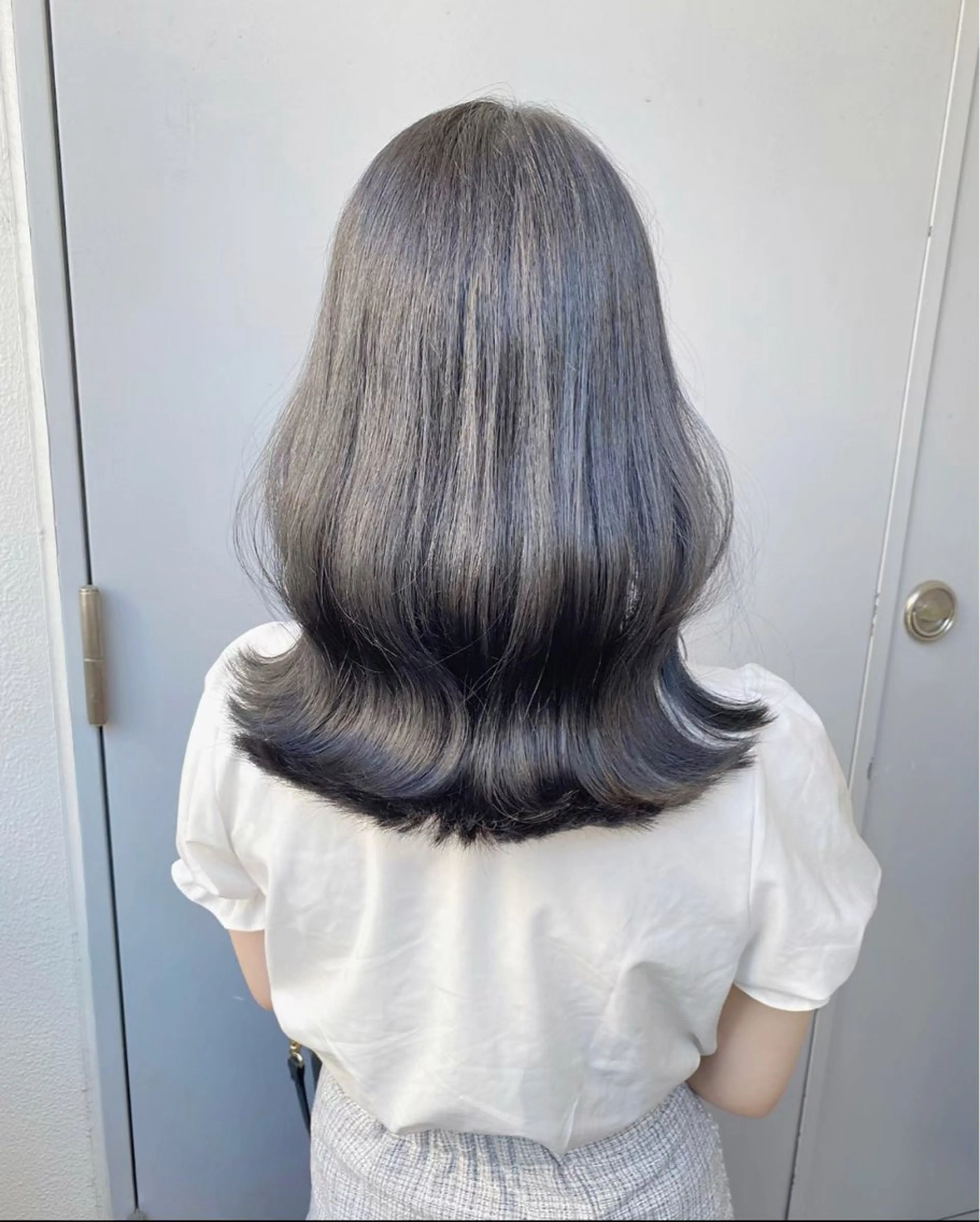 ミディアム カラー ヘアアレンジ ダブルカラー特化💖 韓国ヘア💖りくのヘアスタイル