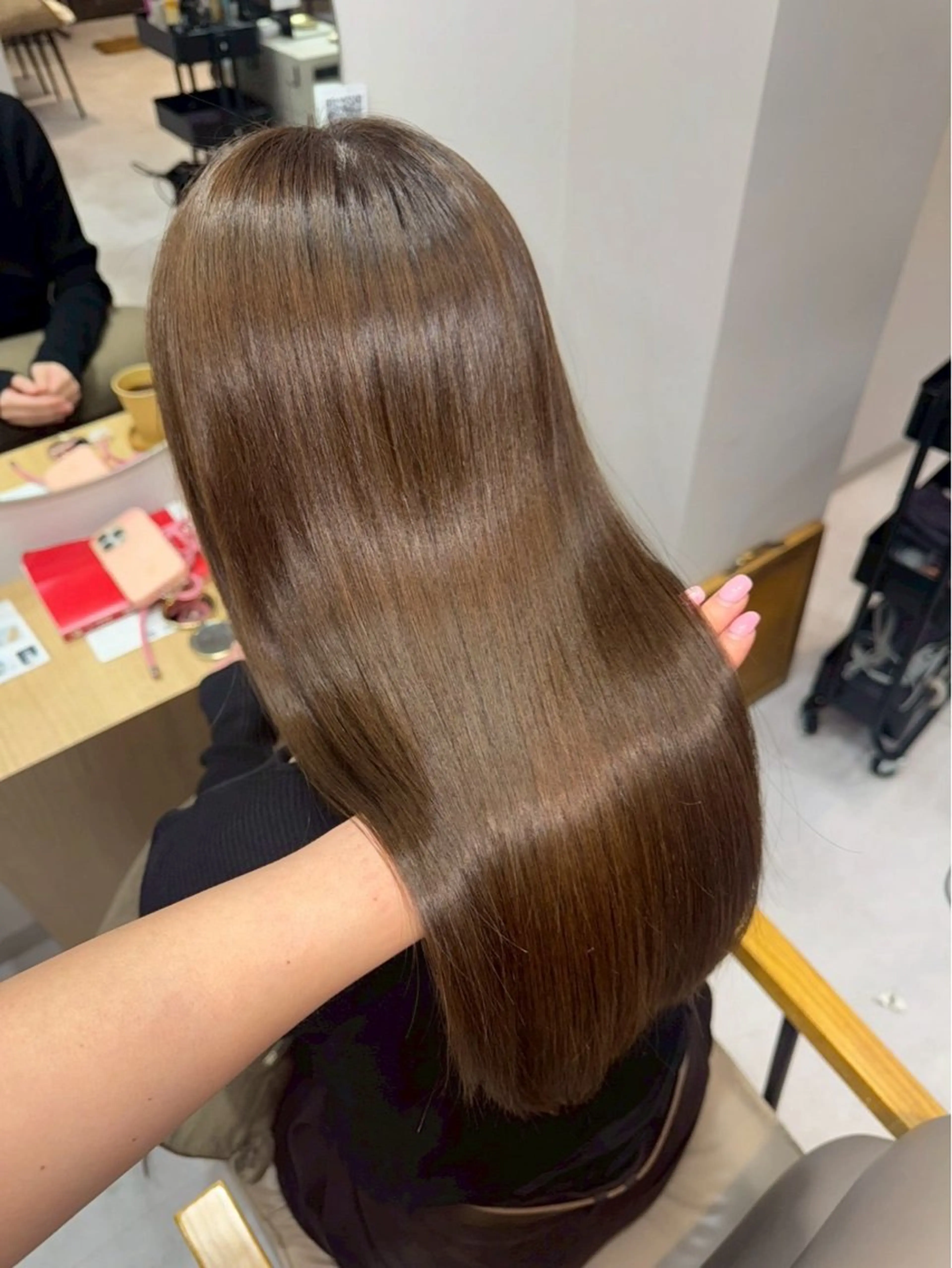 【平日限定❗️】🍀ブリーチ無しダブルカラー➕超音波アイロントリートメント💫の写真