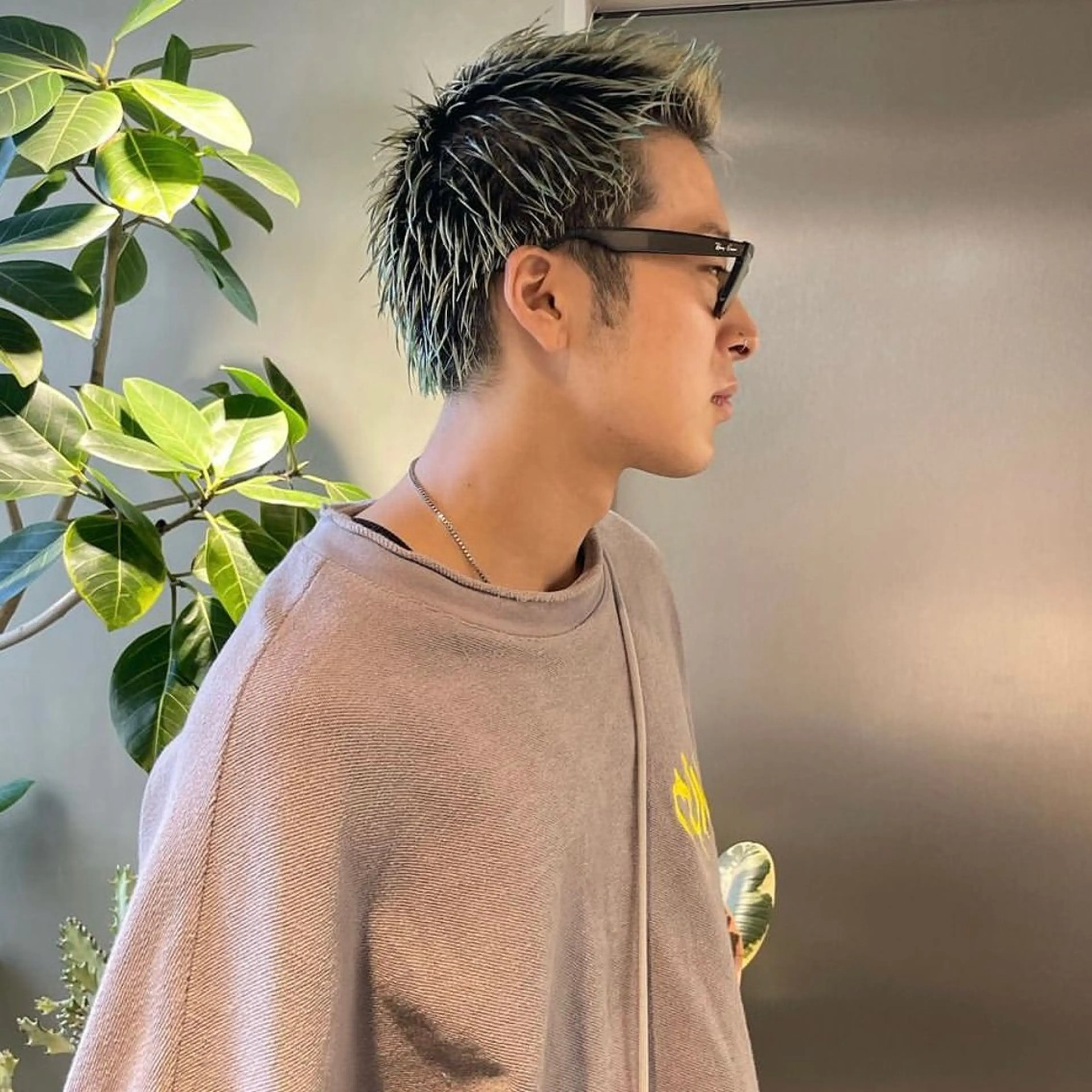 ショート カラー メンズ 花香竜太/エクステ /ハイトーンカラーのヘアスタイル