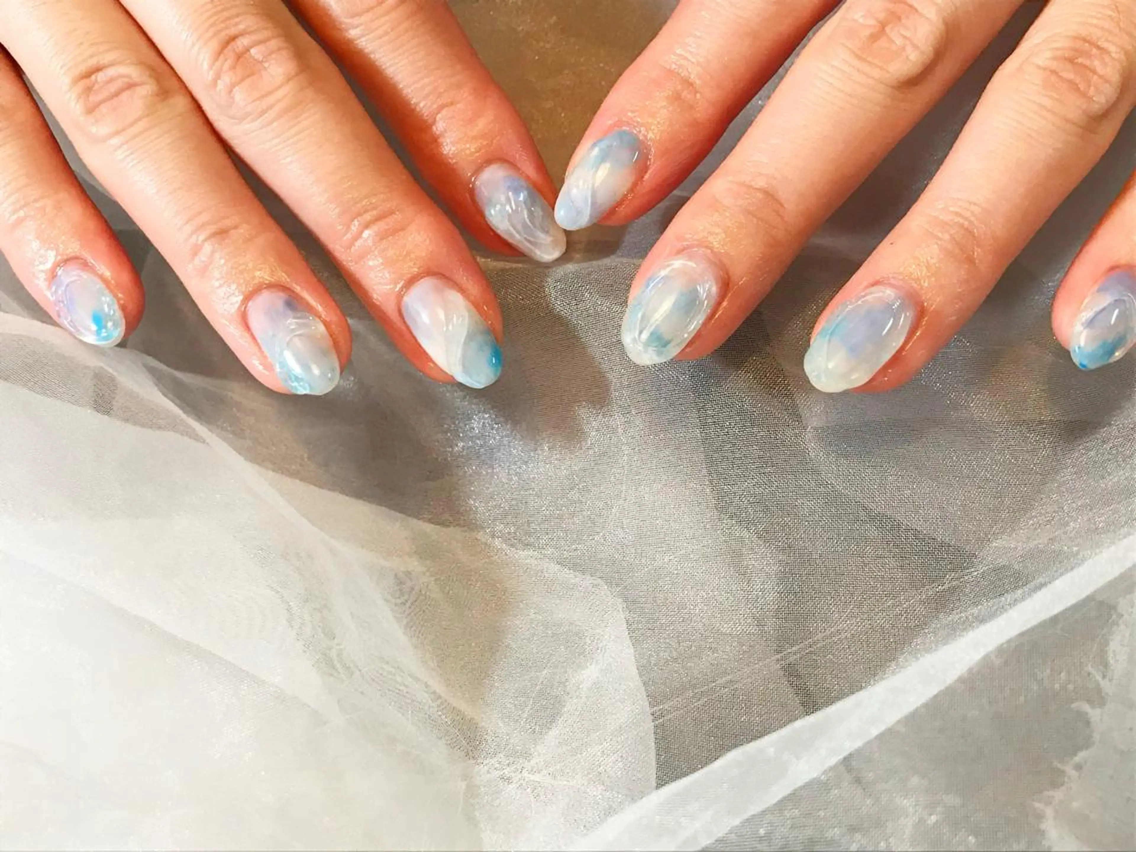 ネイル アートネイル クリアネイル ぷっくりネイル ハンドネイル フットネイル GéRanium Harukaのネイルデザイン