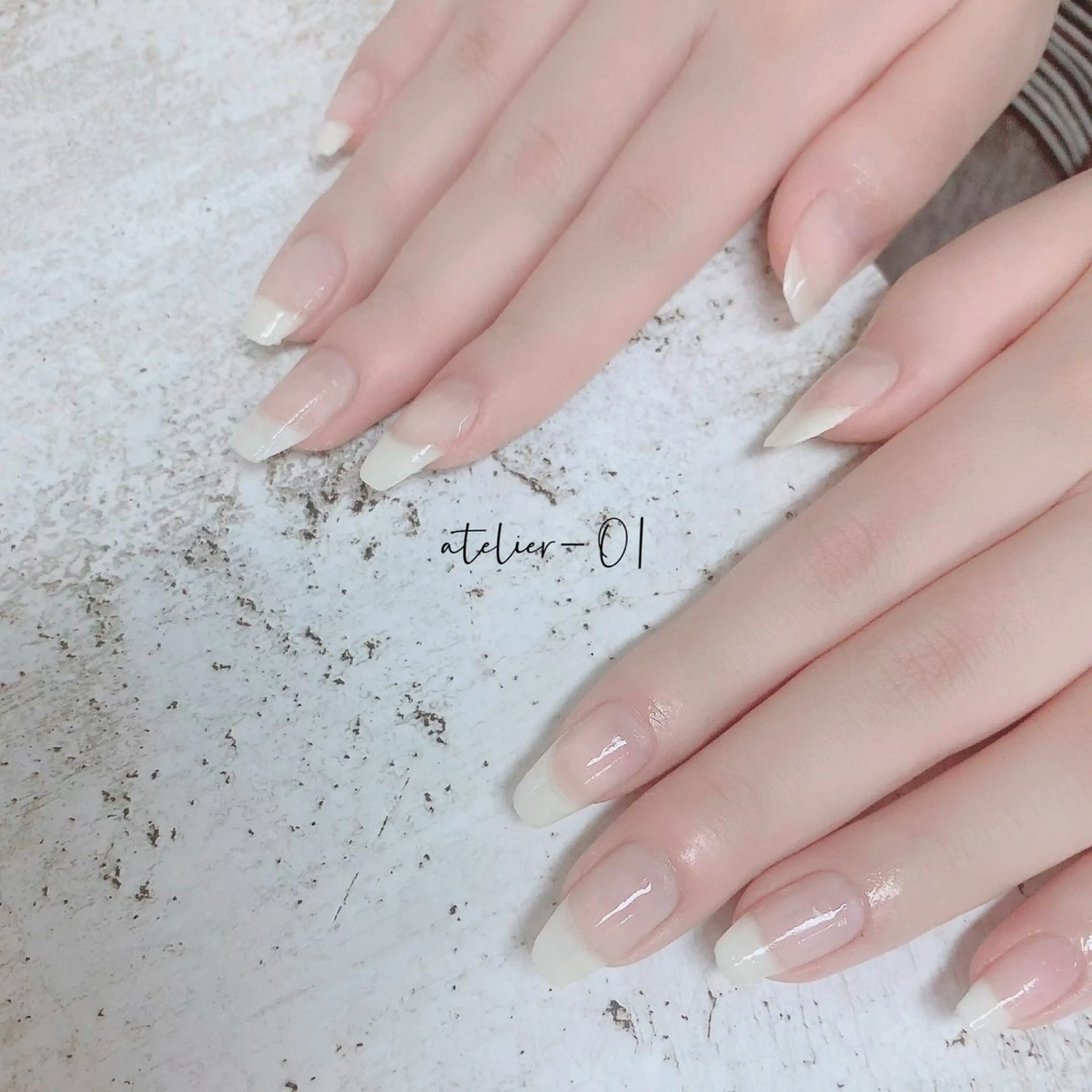 ネイル ハンドネイル 🩵atelier- 01 優奈🩵のネイルデザイン