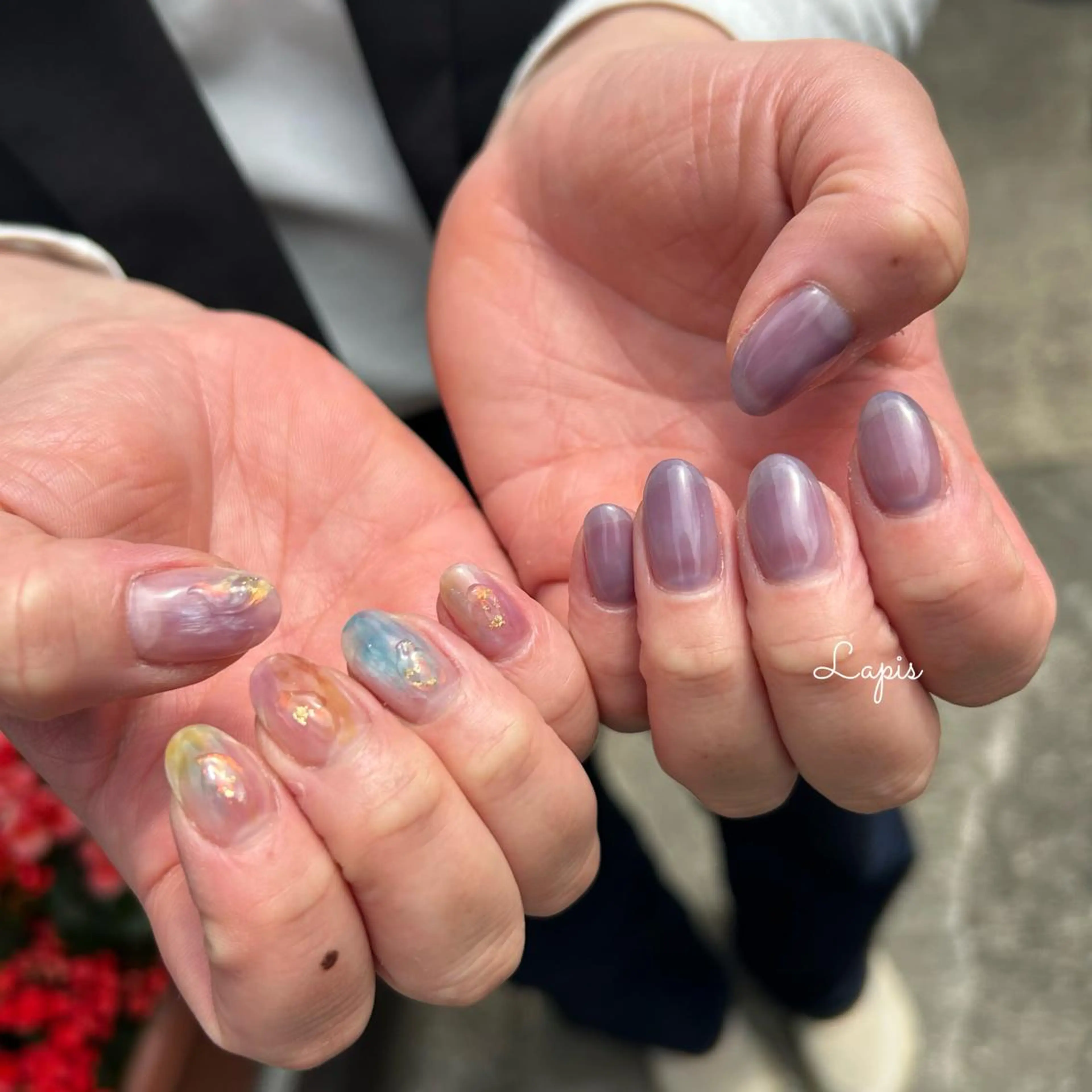 ネイル ハンドネイル Lapis *のネイルデザイン