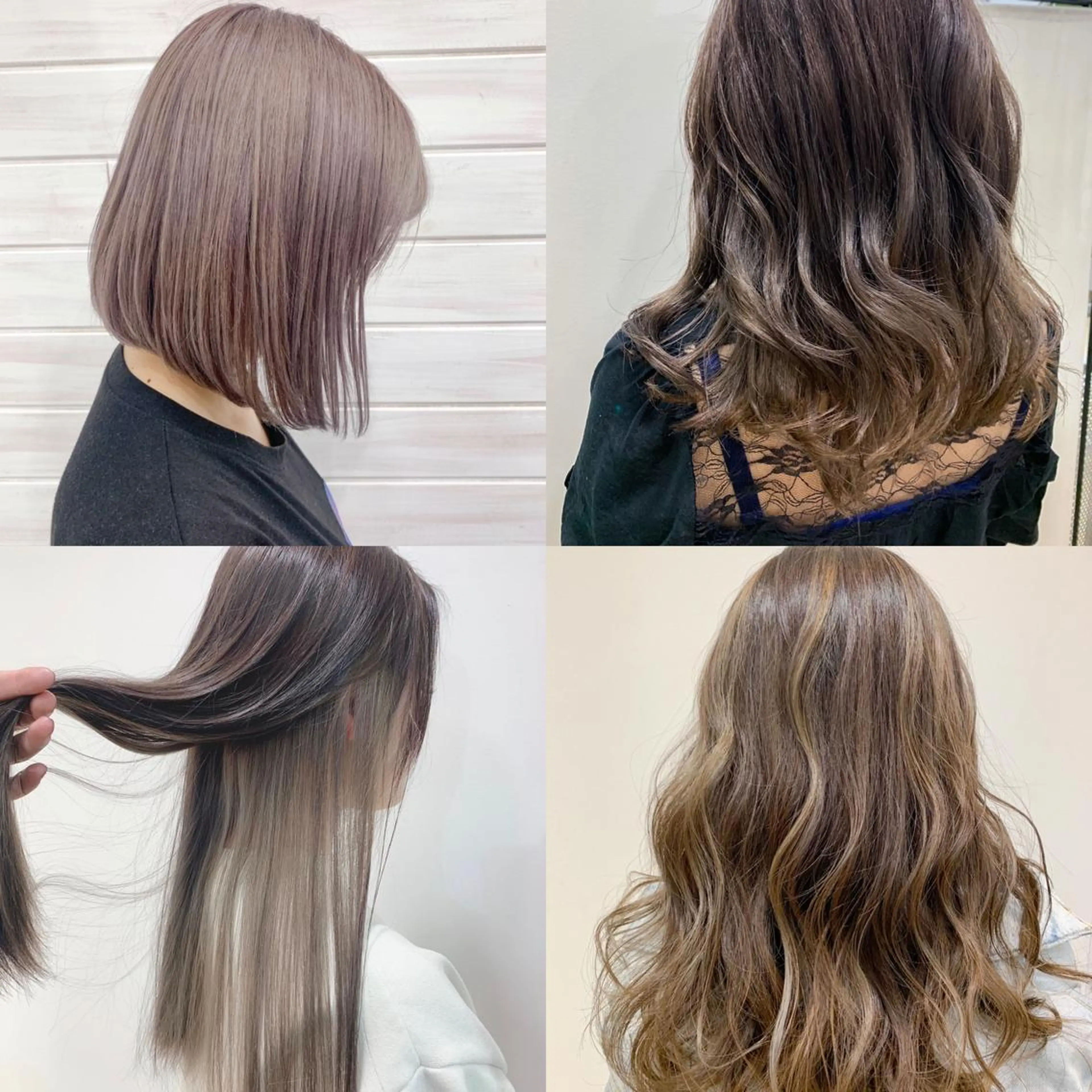 セミロング カラー 縮毛矯正/髪質改善 /韓国風　山川春輝のヘアスタイル