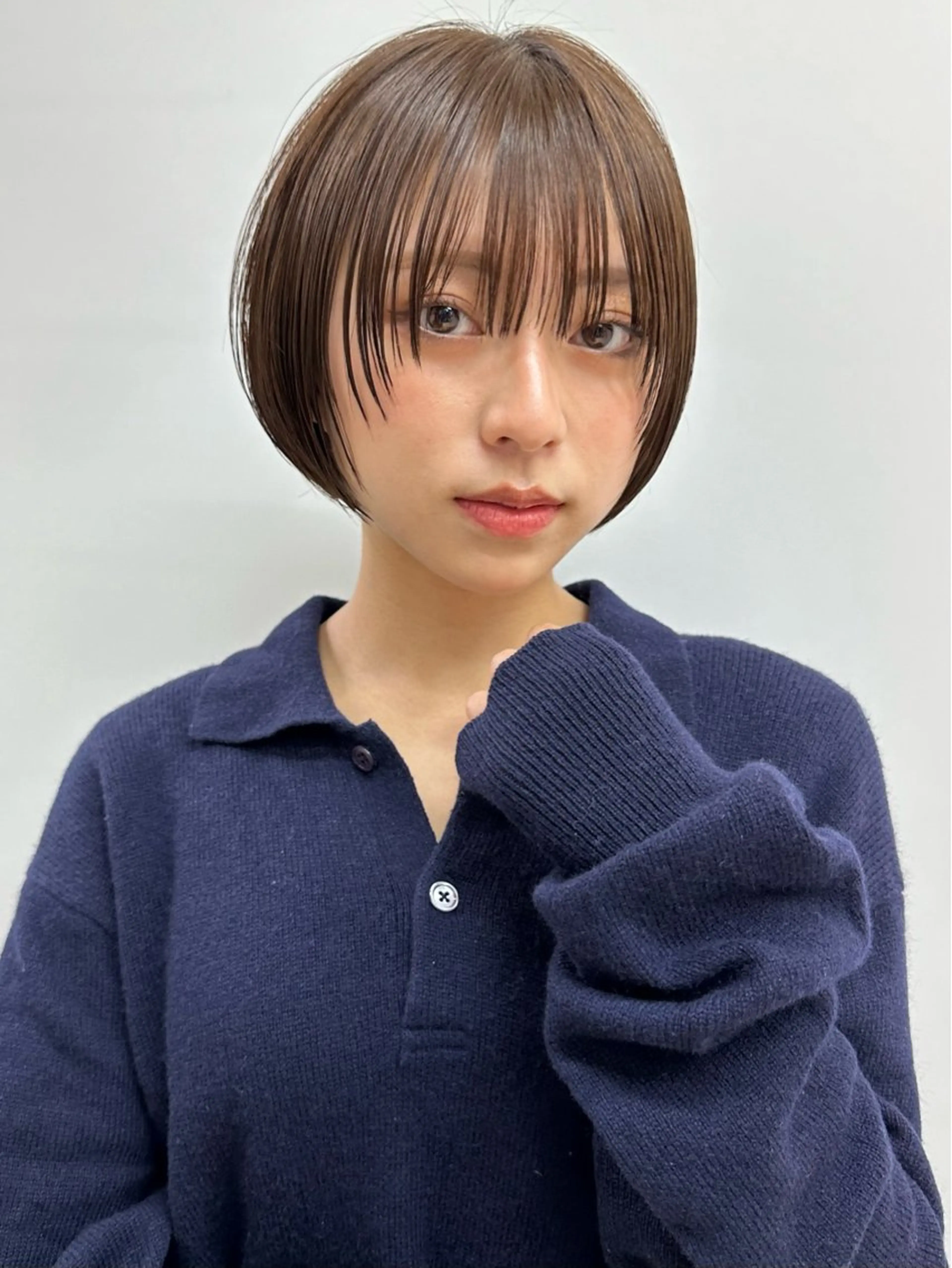 ショート カラー 丸みショート ショートヘア mee.urawa所属・似合わせショート×透 明感/やじまたかしのヘアスタイル