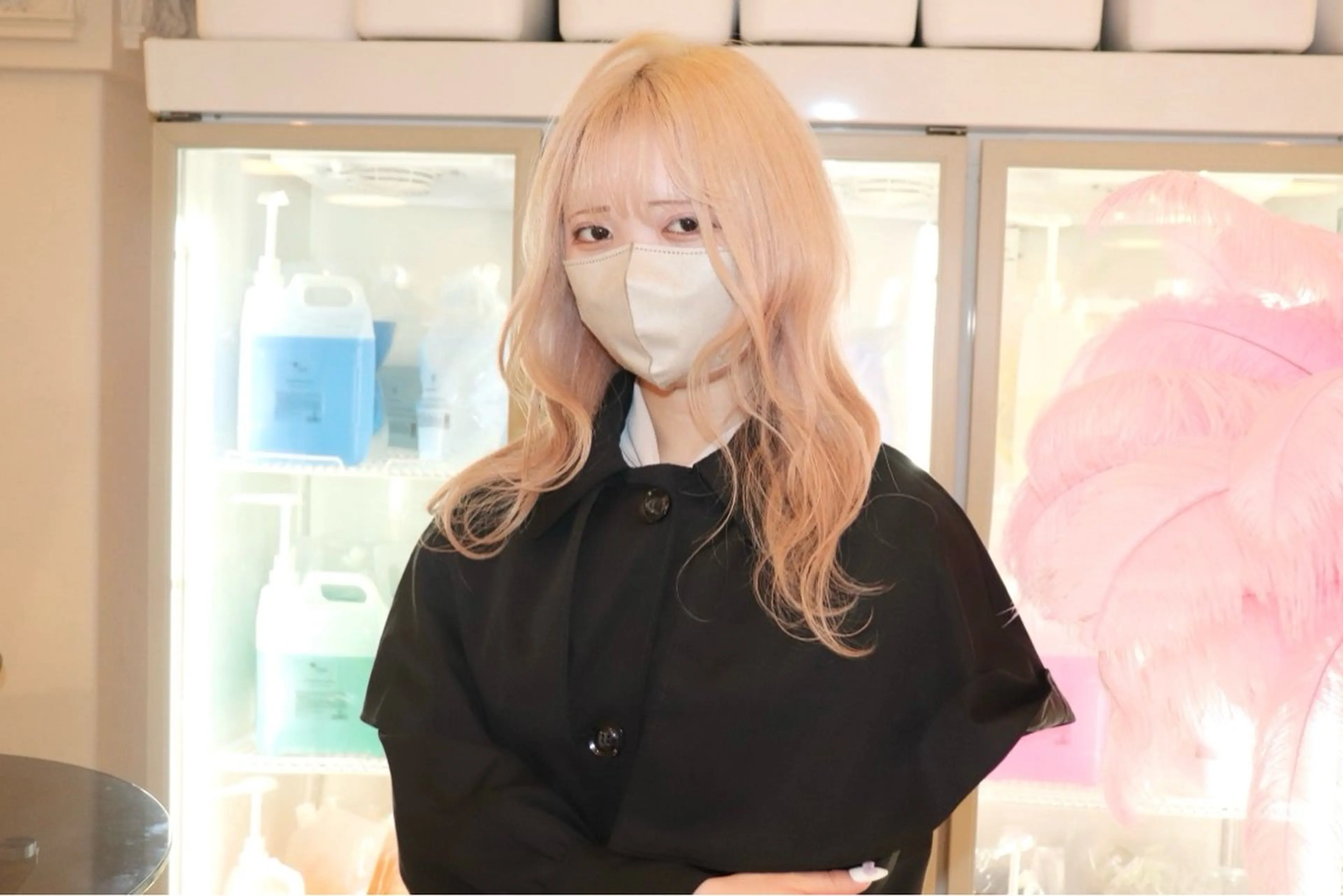 セミロング SHIN レイヤー‪‪カットのヘアスタイル