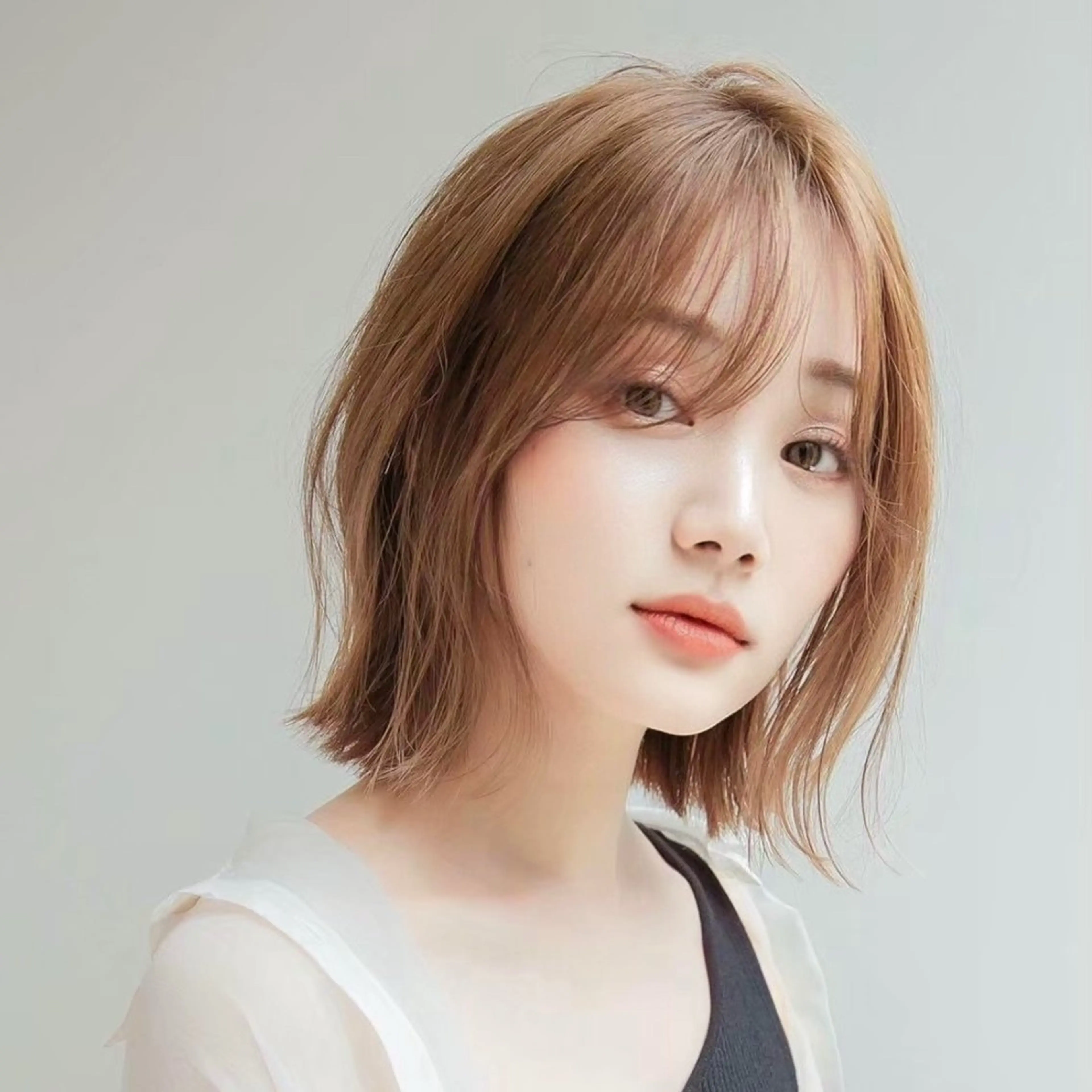 ショート カラー カット ヘアカラー トリートメント 韓国/ボブ/レイヤー /髪質改善/まさ❣️のヘアスタイル