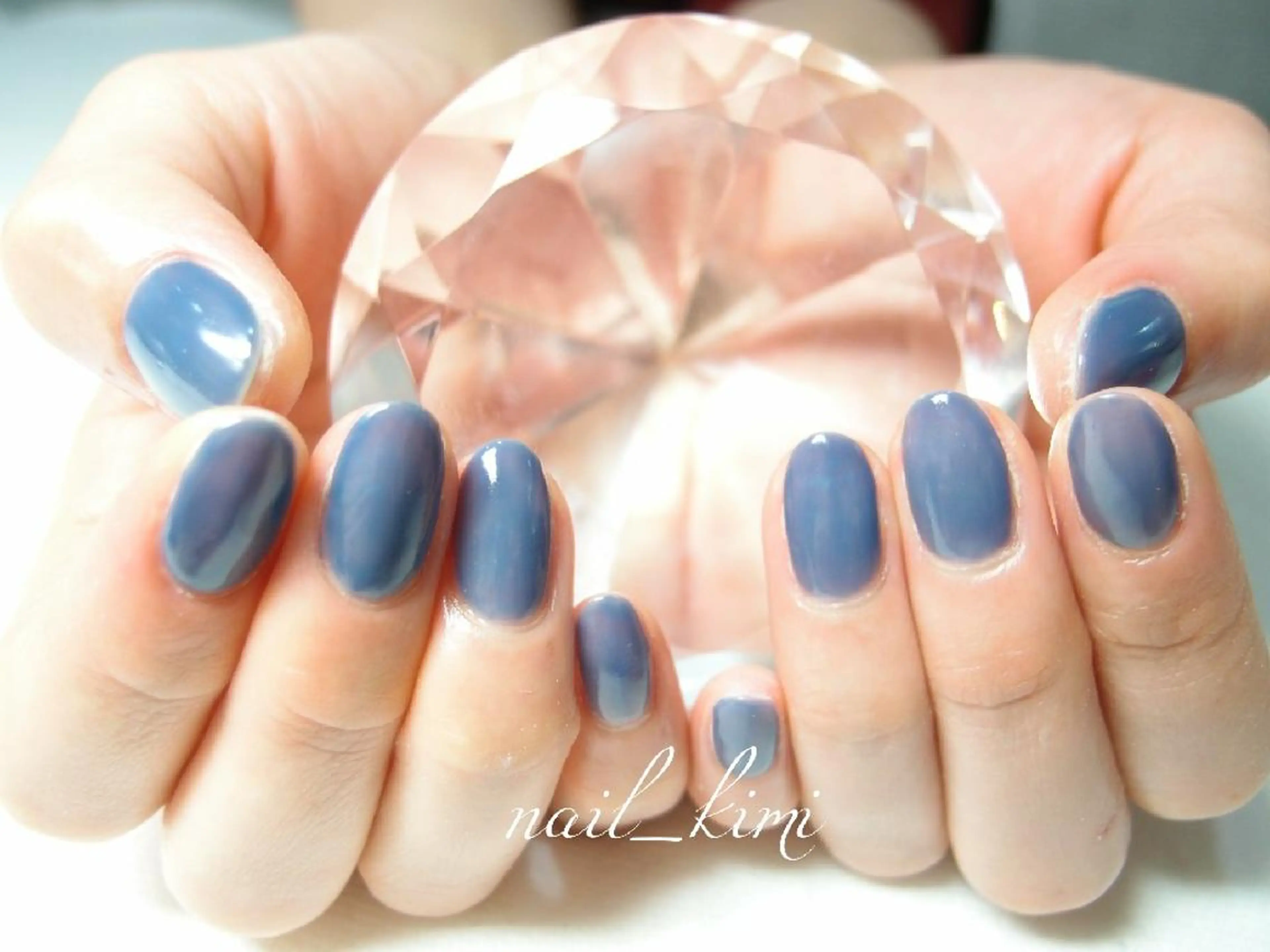 メンズ ネイル ワンカラーネイル ConneQt所属・ETHOSENSE. kimikaのネイルデザイン