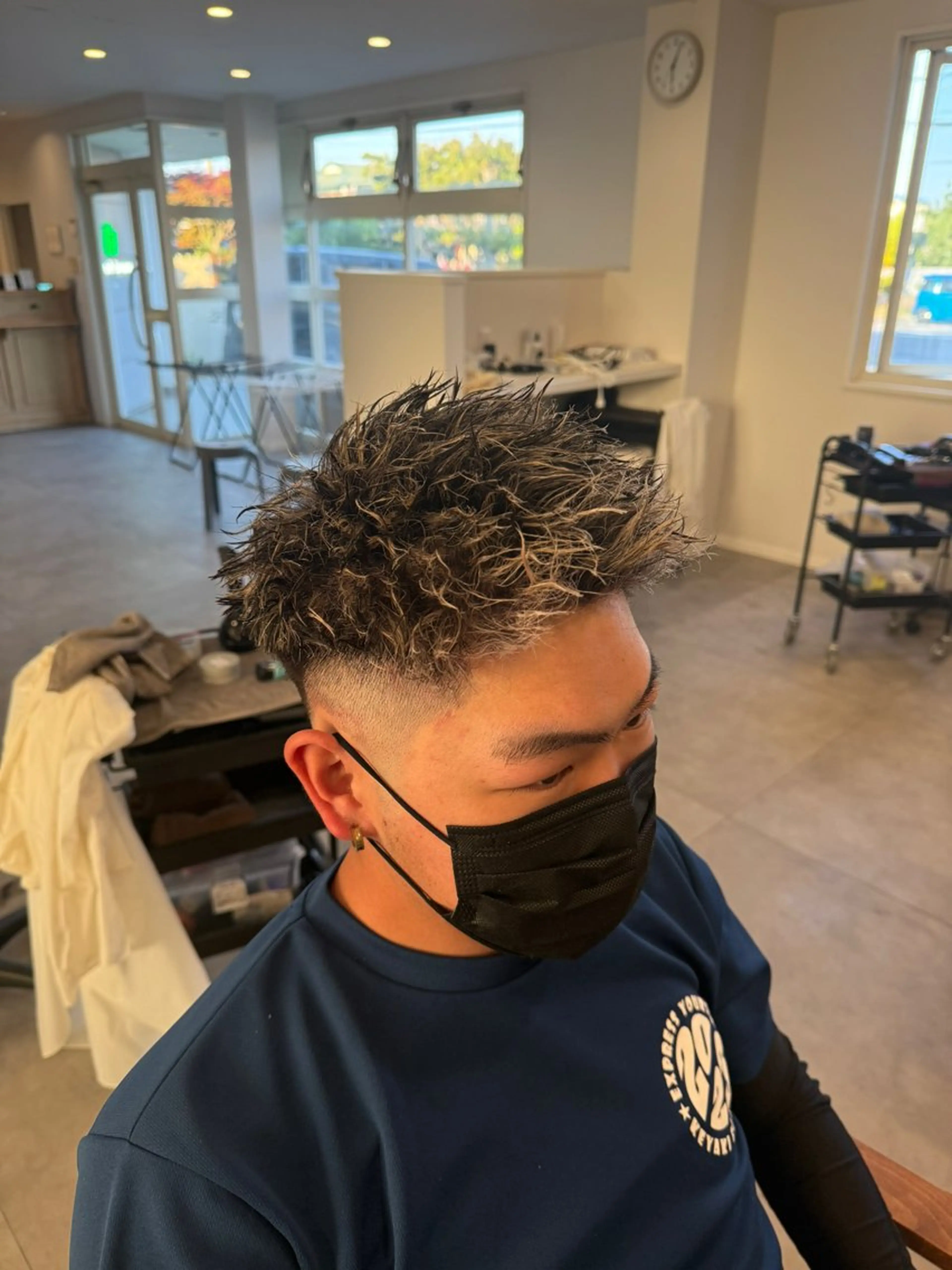 メンズ フェードカット メンズメッシュ Joule大分 メンズ特化植木永遠のヘアスタイル