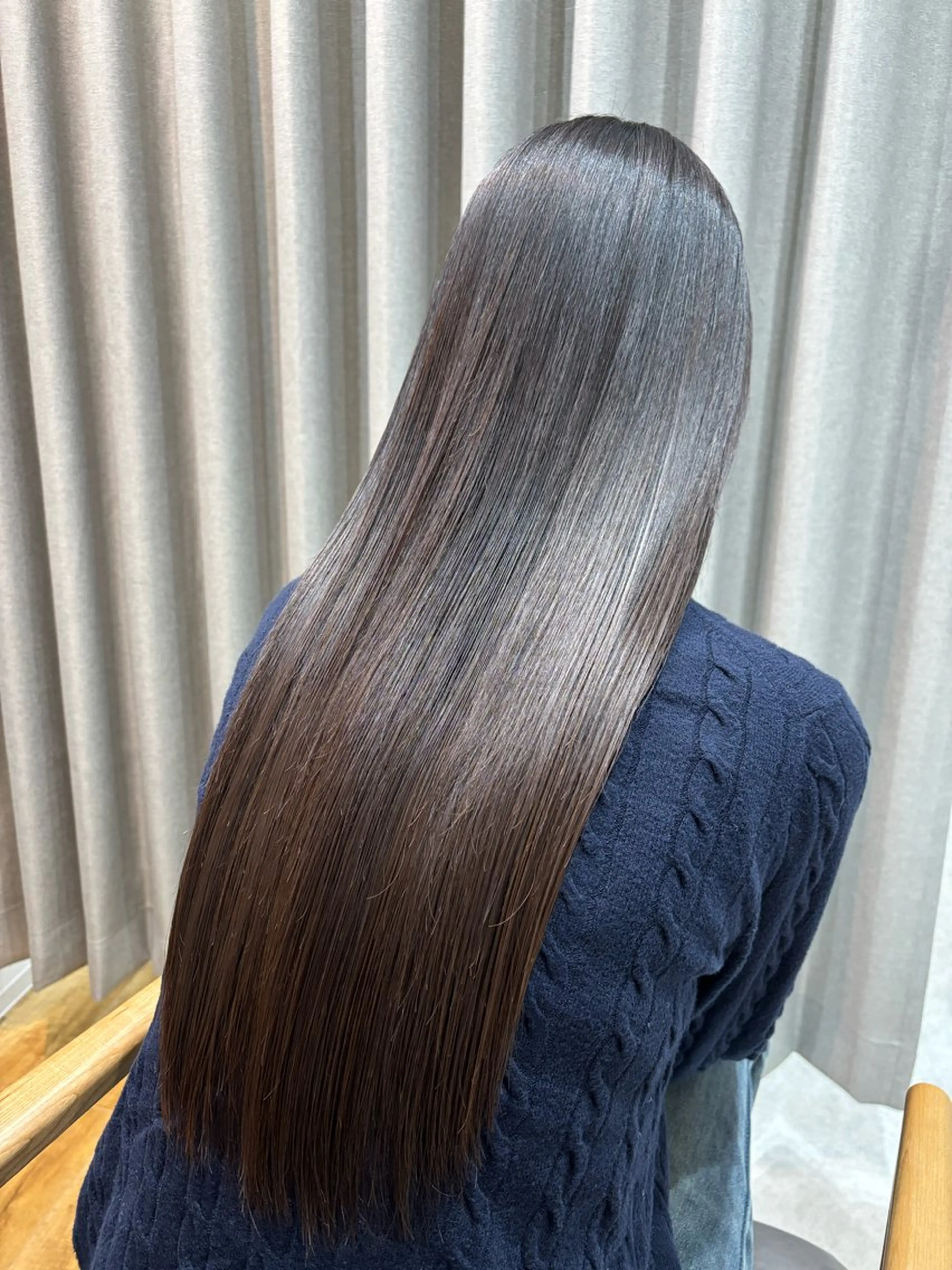 ロング キッズ 縮毛矯正 Atre.所属・🤍美髪縮毛/髪質 改善/池上夏凜🤍のヘアスタイル