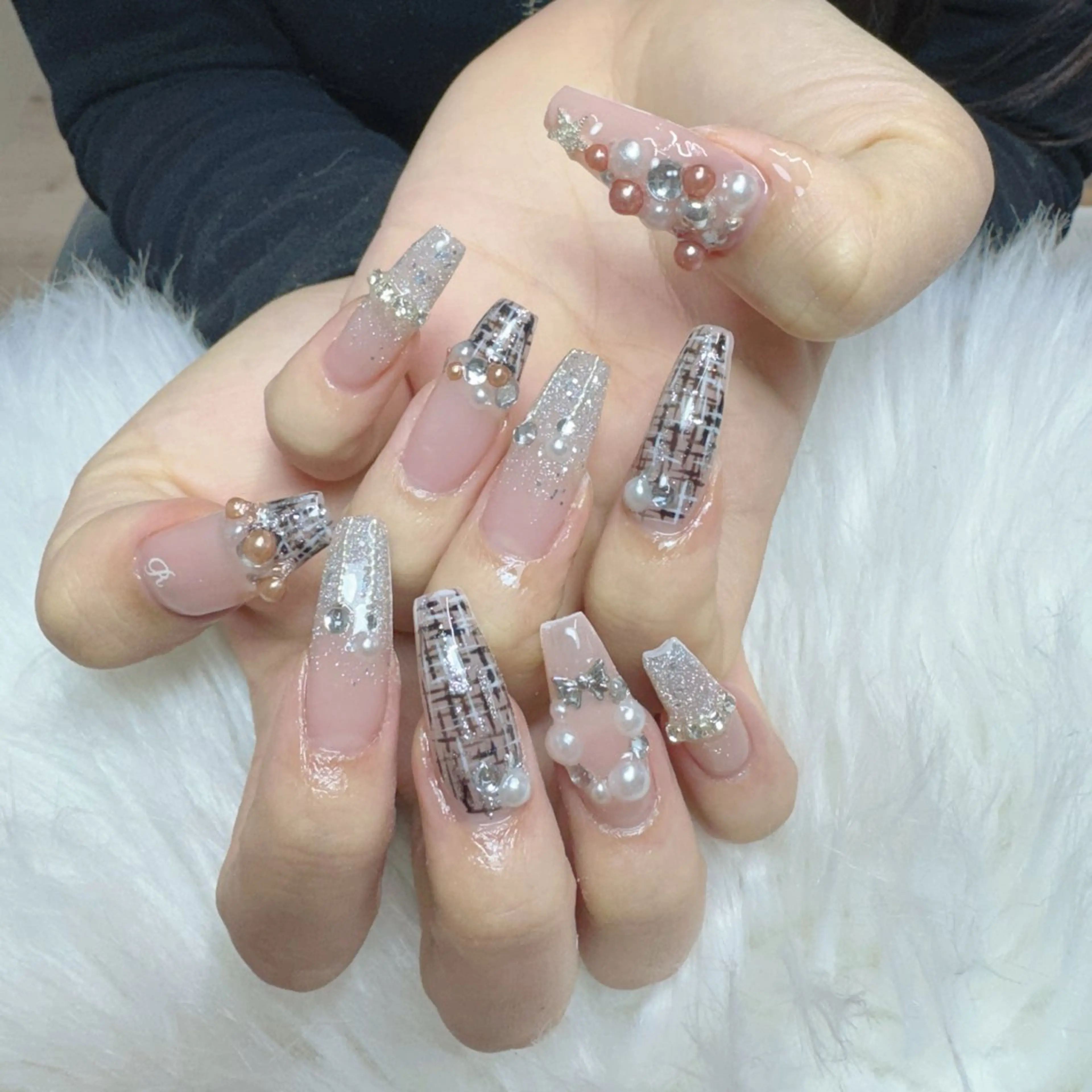 ネイル ハンドネイル 🎀 Lemode ワンホンネイル🎀のネイルデザイン