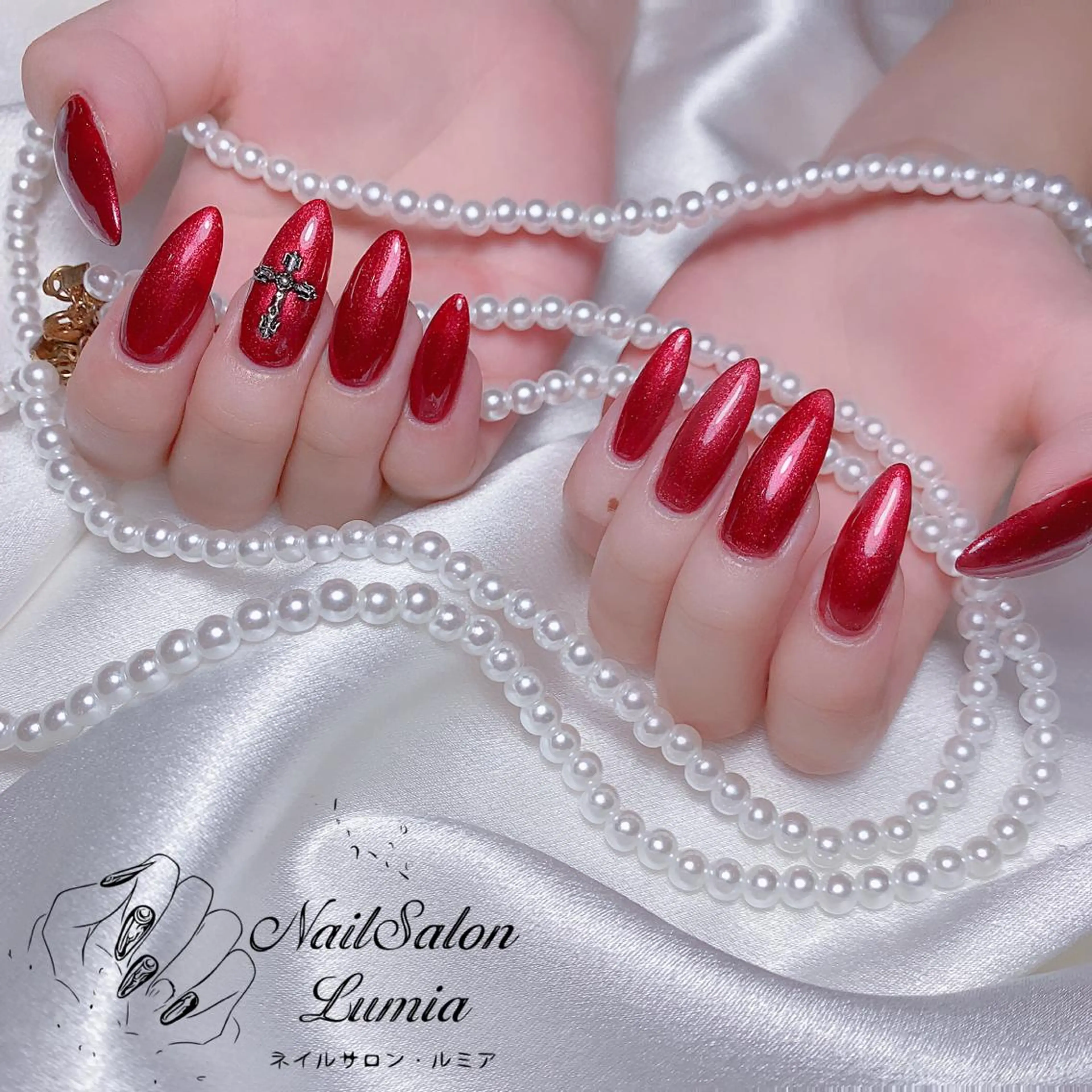 ネイル ハンドネイル ネイルサロン ルミア Lumia 店長のネイルデザイン