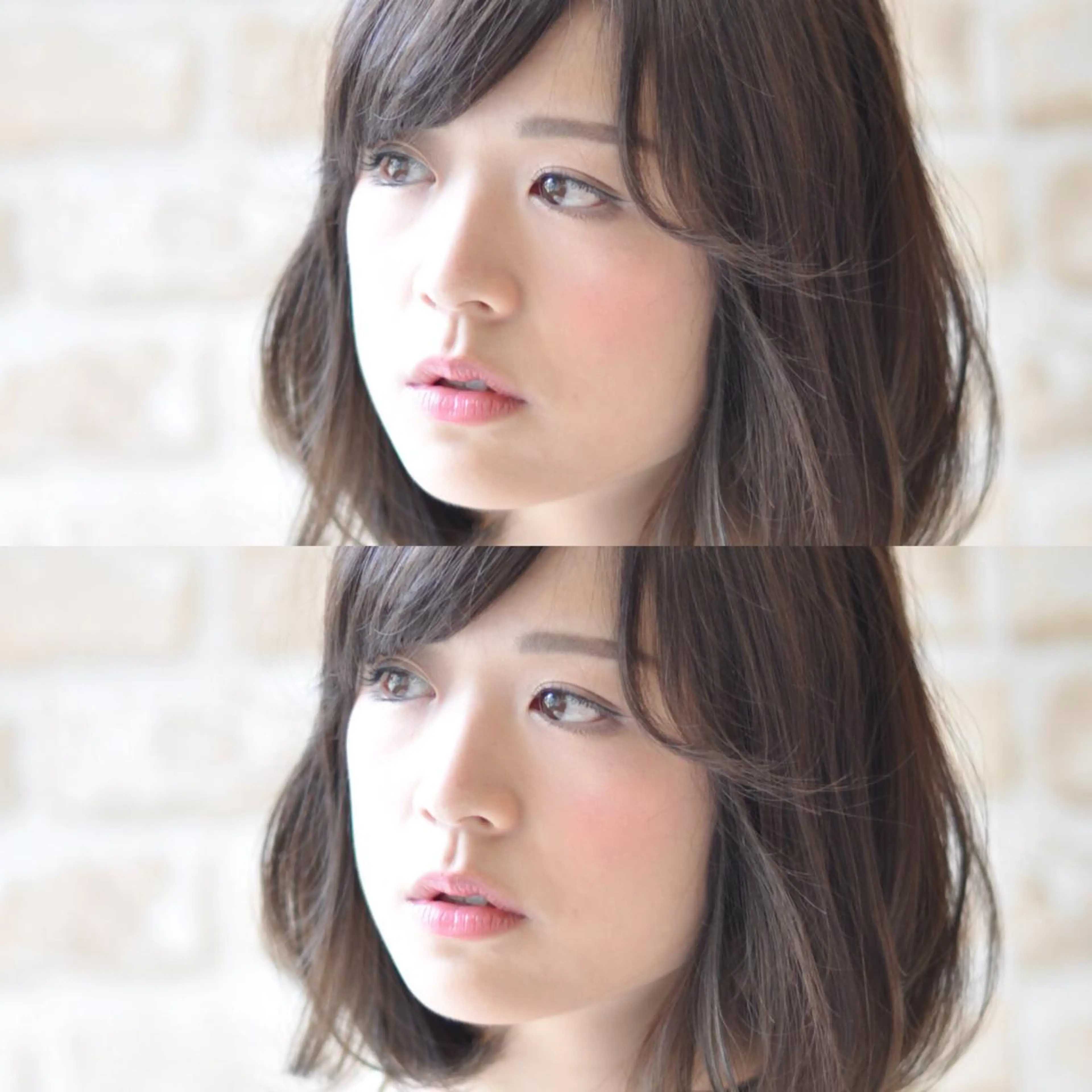 ミディアム ボブ 顔周りカット 小顔カット カット 縮毛矯正 トリートメント 韓国ヘア×髪質改善 ⭐️谷遼平⭐️のヘアスタイル