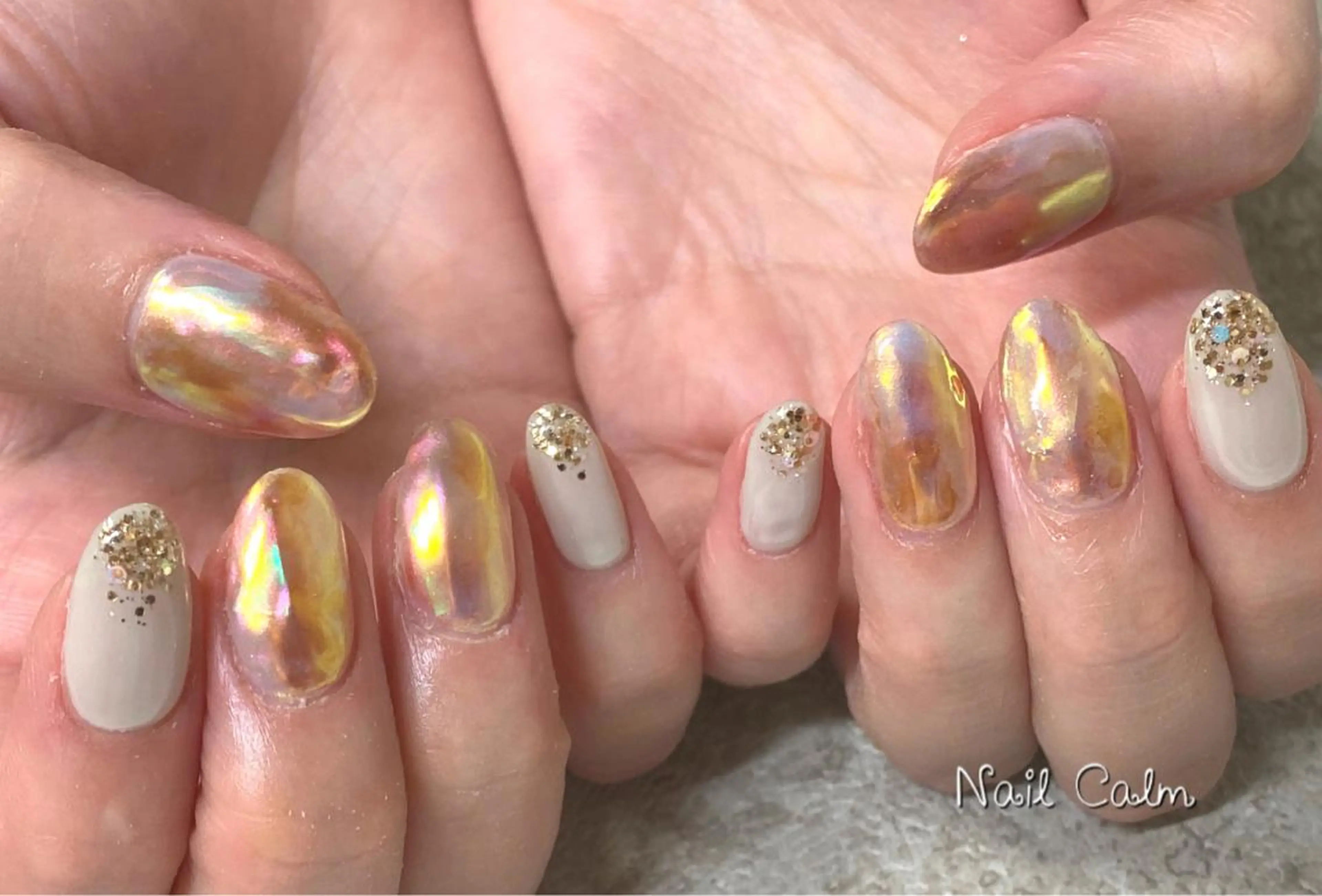 ネイル アートネイル ハンドネイル Nail Calm所属・プライベートサロン Calmのネイルデザイン