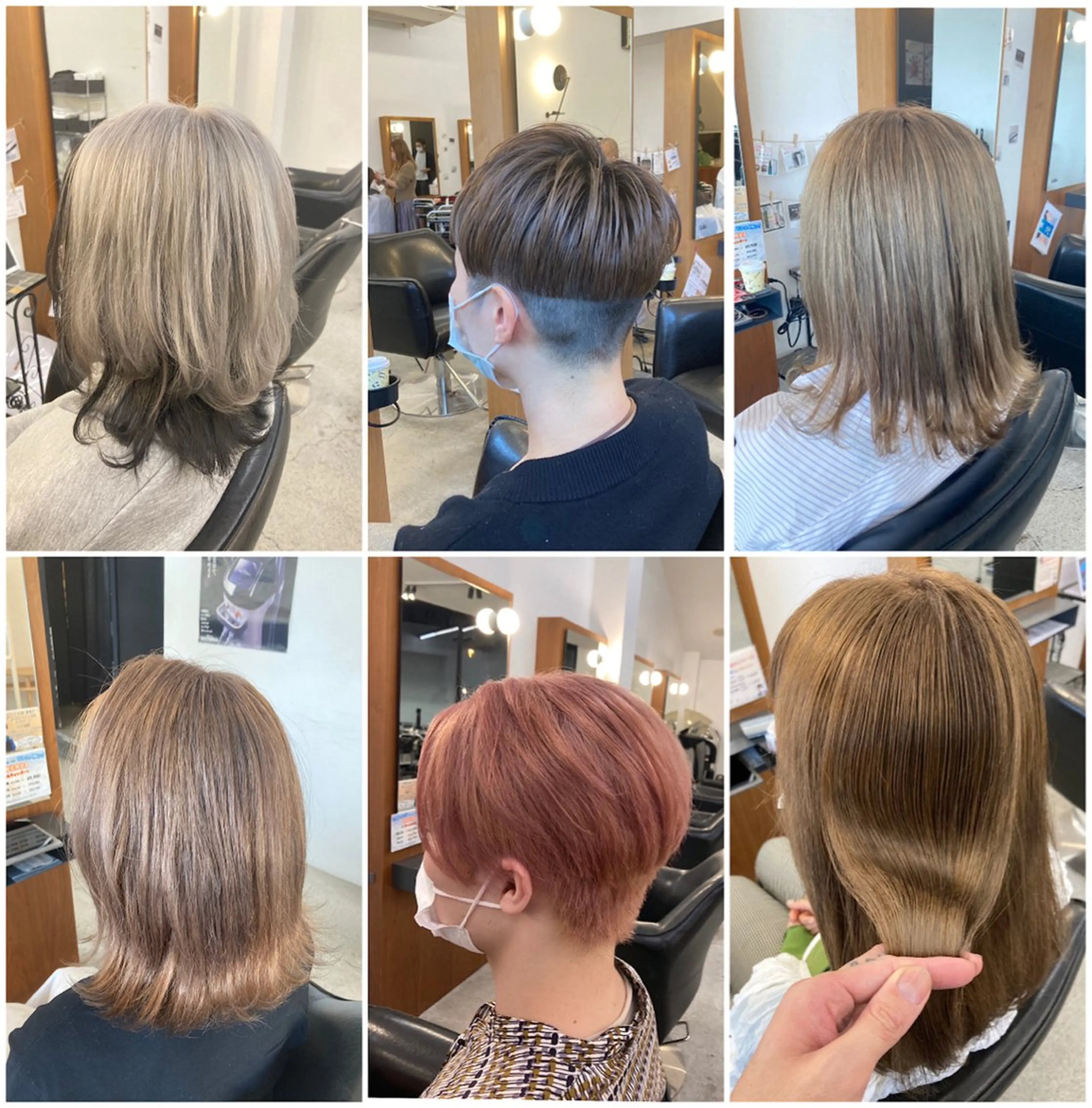 ケアブリーチor白髪ぼかし＋カラー＋トリートメント（Aujua）※カットなし（相談可）カット追加の場合、+3000円の写真