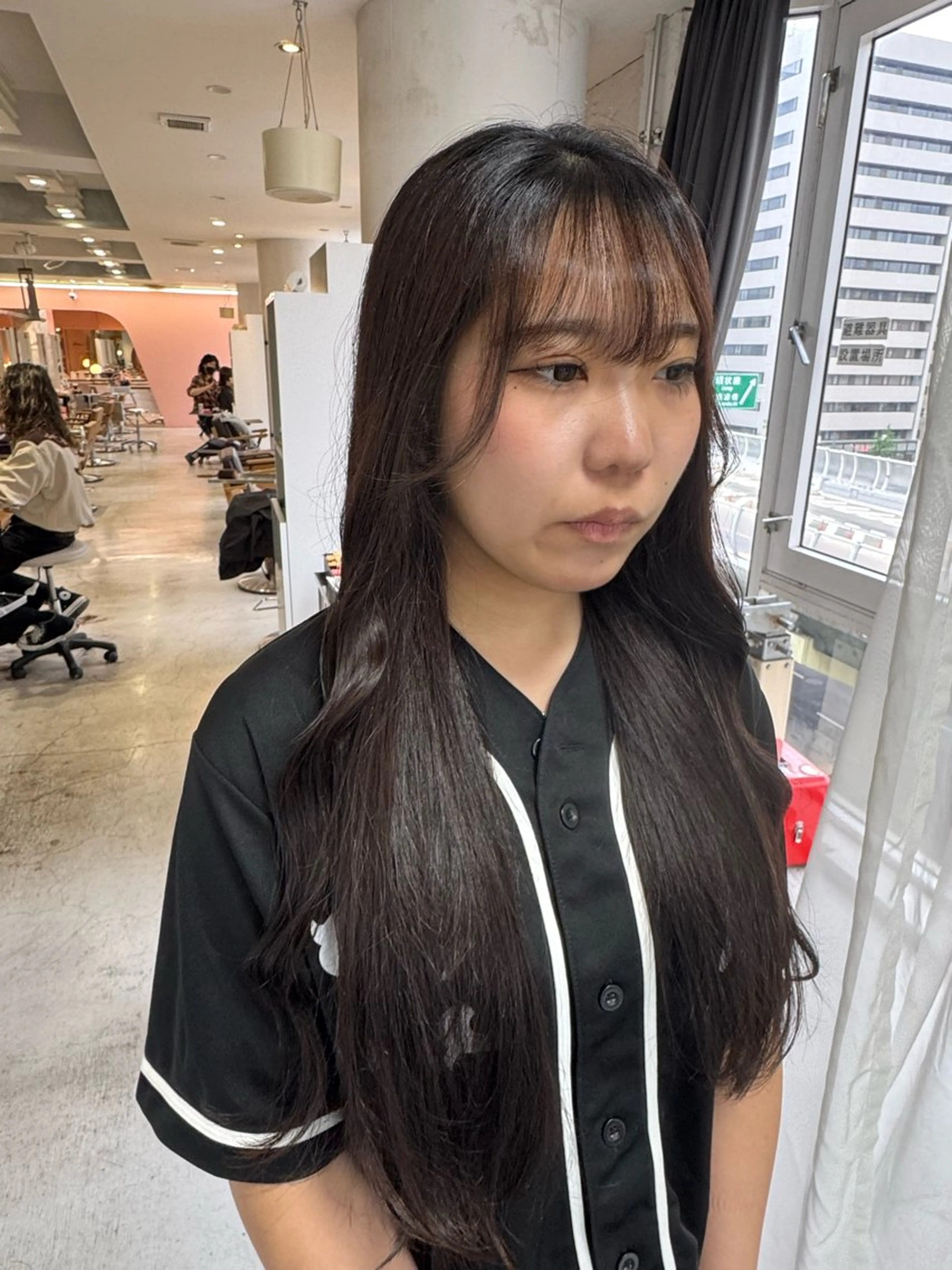 ロング ヘアカラー トリートメント 🌶推しカラー RINA🌶´-のヘアスタイル