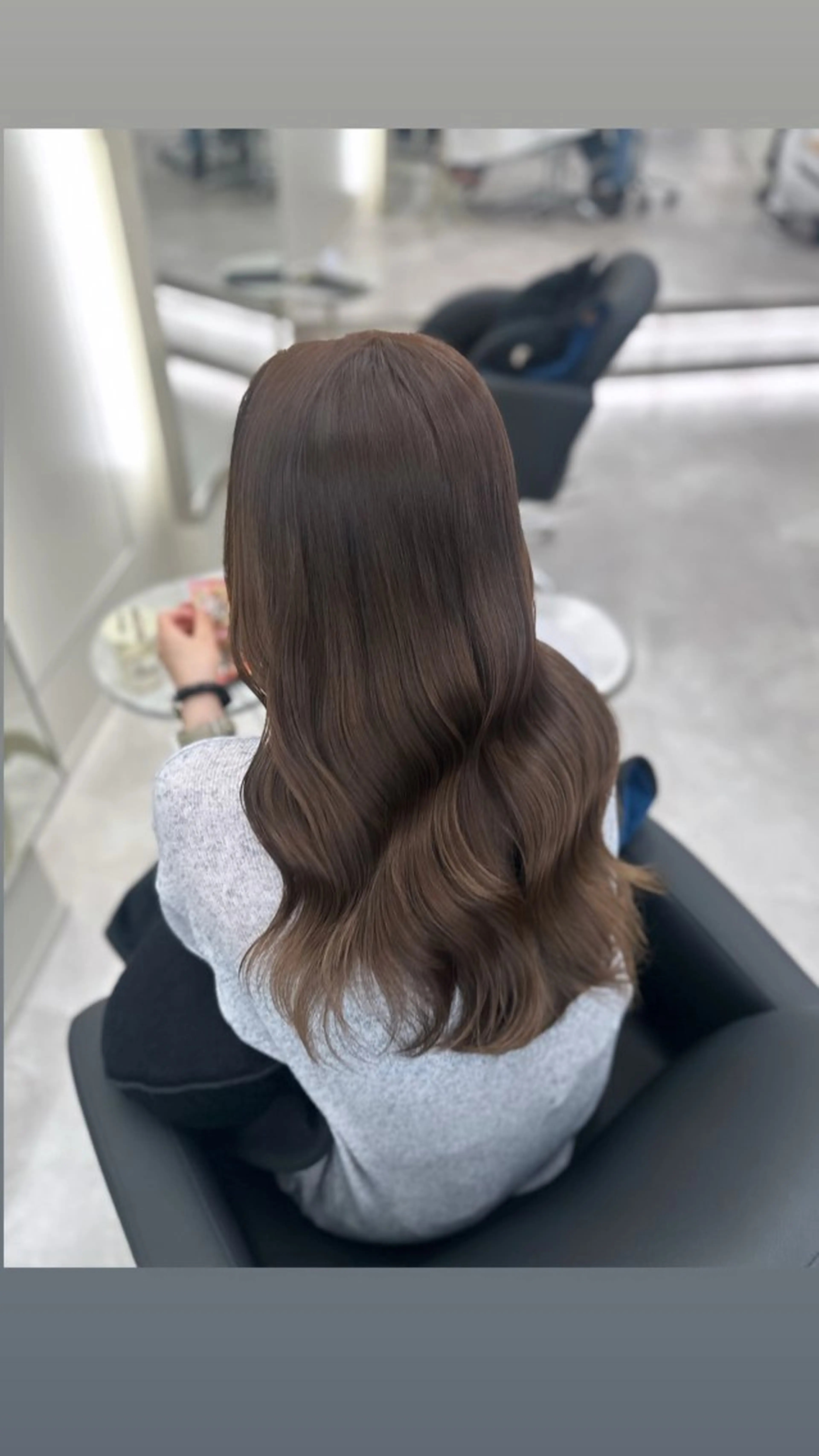 ロング 縮毛矯正/艶カラー /髪質改善/なんばのヘアスタイル