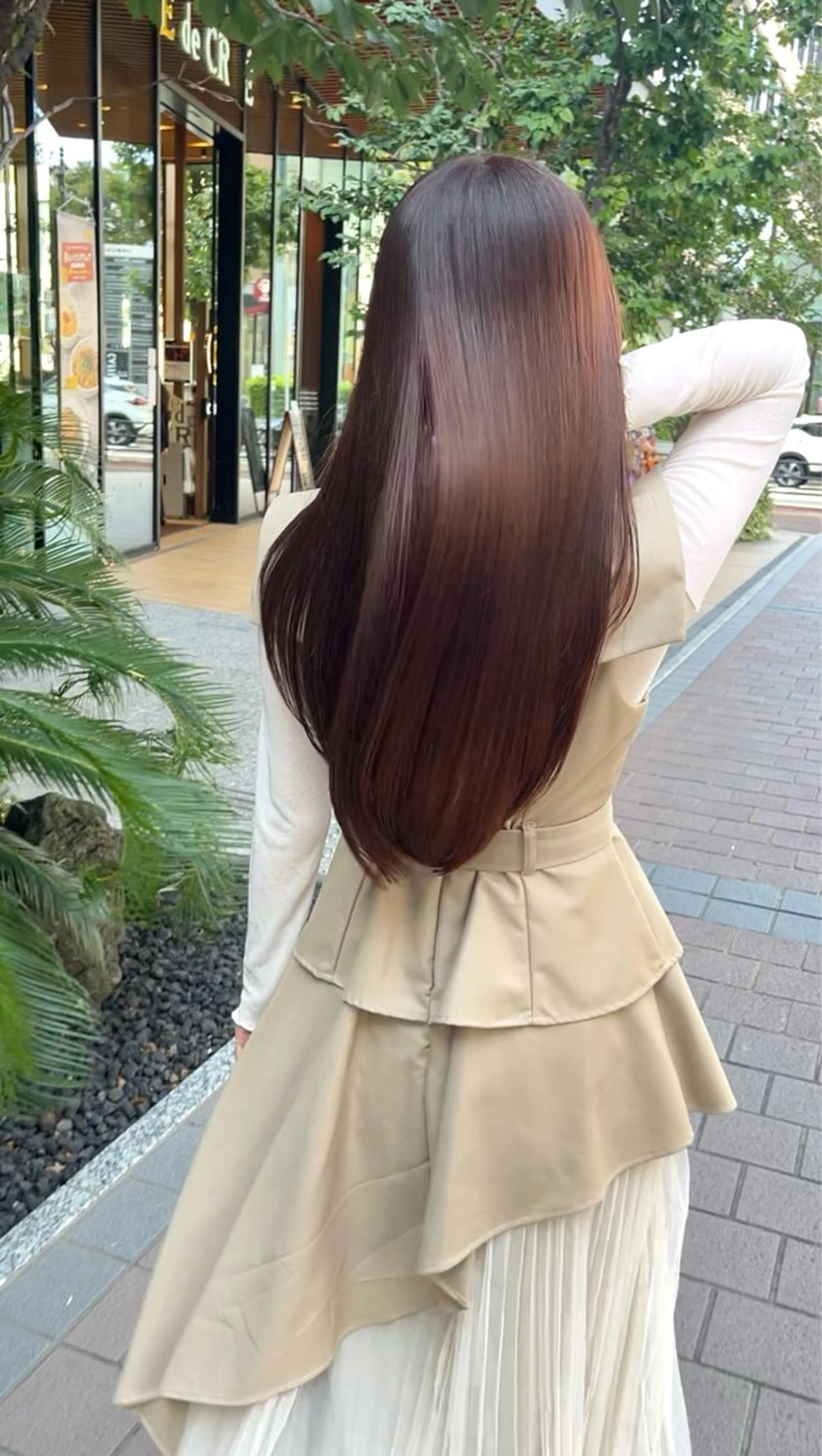 ロング 縮毛矯正 船津　天 /縮毛矯正/髪質改善のヘアスタイル