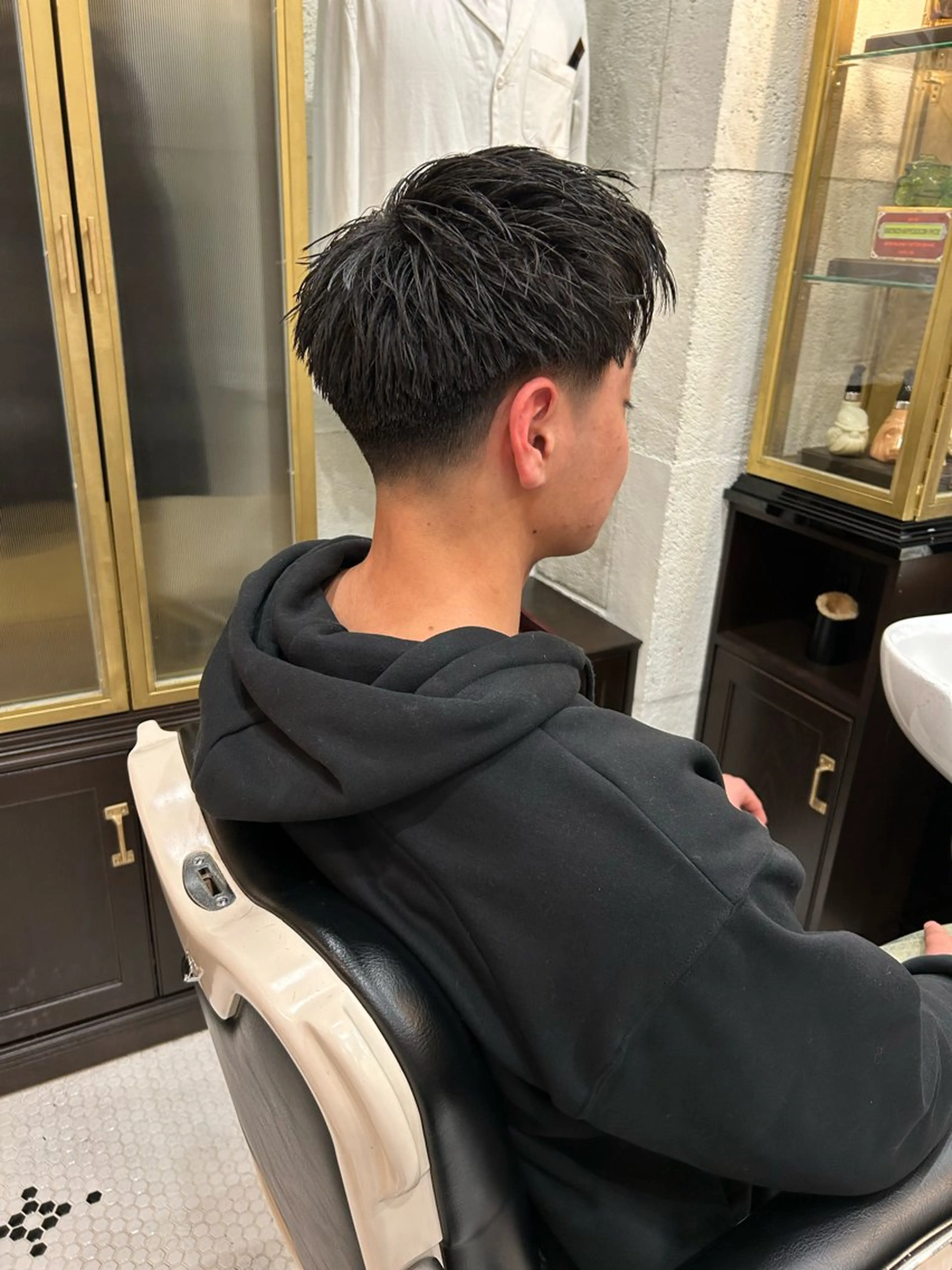 フェードカット＋セットの写真