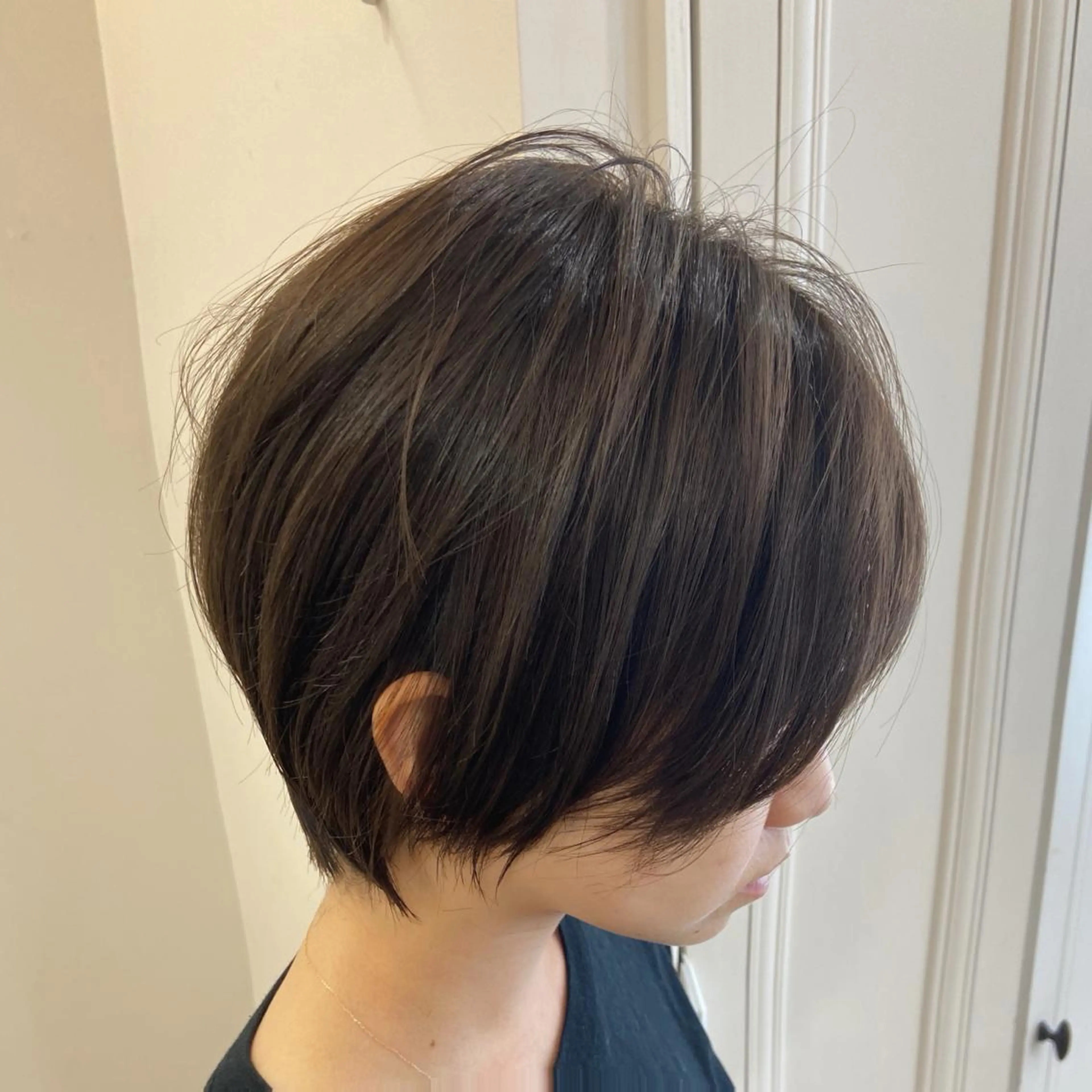 ショート ショートヘア 峯 志帆のヘアスタイル