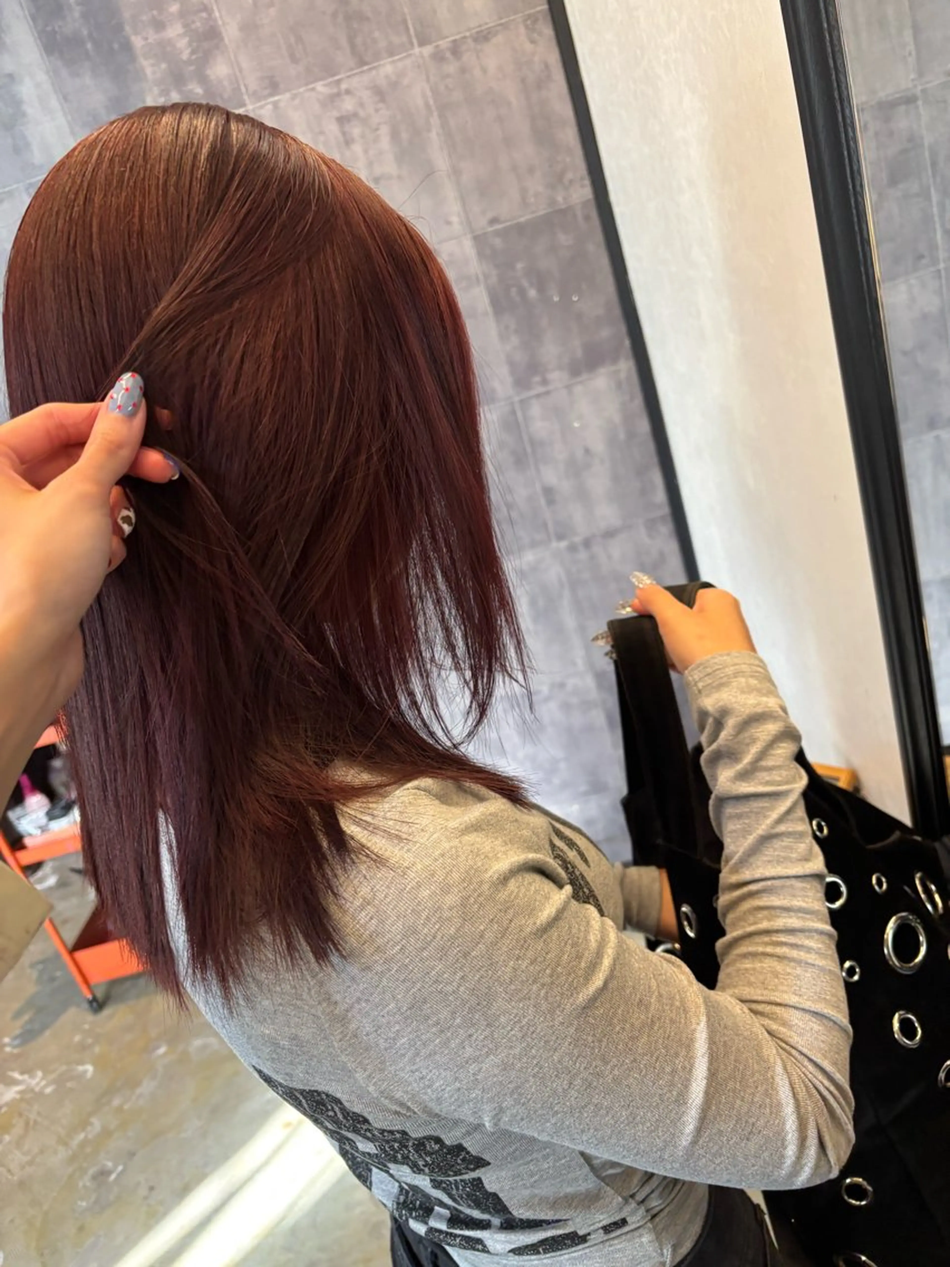 セミロング カット ヘアカラー トリートメント 広島/ボブ/レイヤー 🌿‬wakabaのヘアスタイル